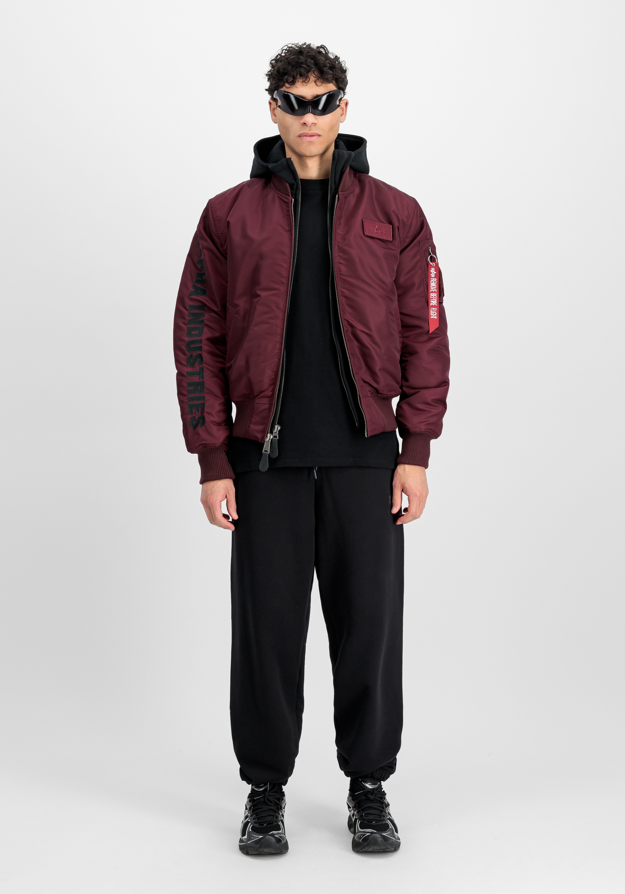 Alpha Industries Bomberjacke »MA-1 D-Tec Sleeve Embroidery«