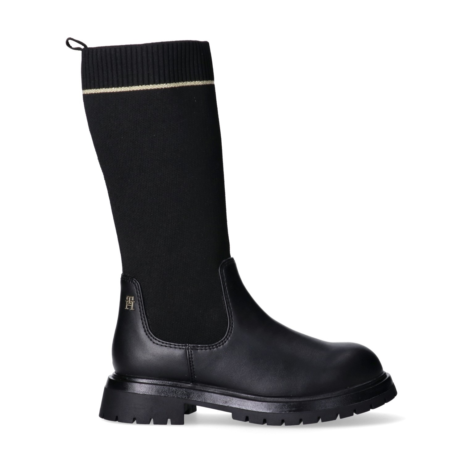 Tommy Hilfiger Stiefel, Langschaftstiefel mit sockenähnlichem Schaft