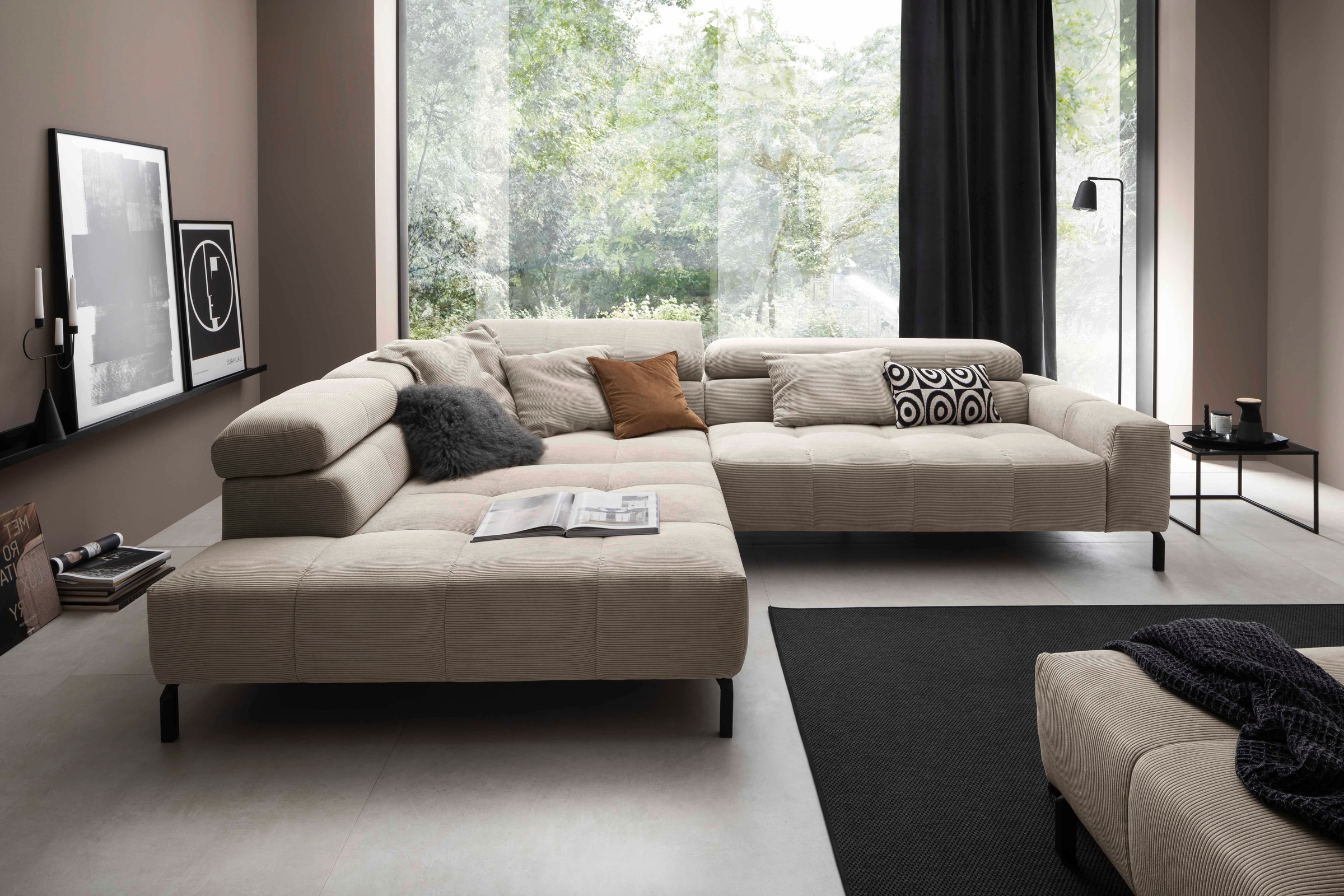 Places of Style Ecksofa Cleveland, L-Form, günstig online kaufen
