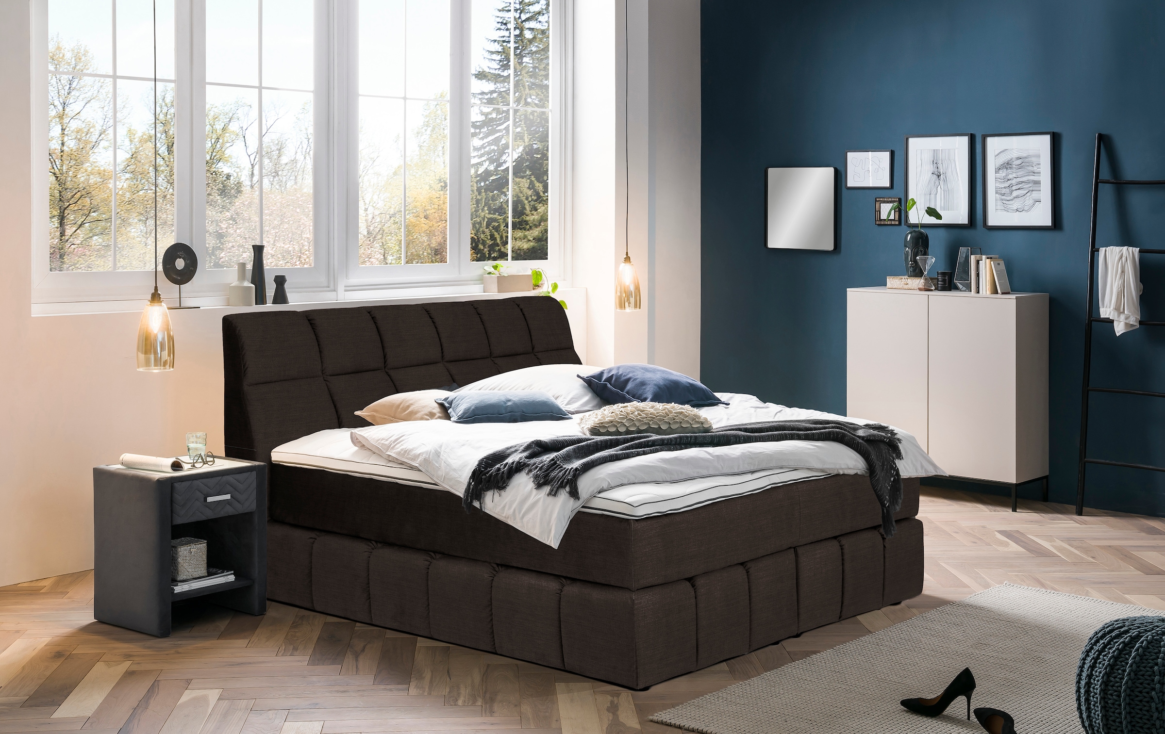 Home affaire Boxspringbett "Paxton" Neue Toppervarianten günstig online kaufen