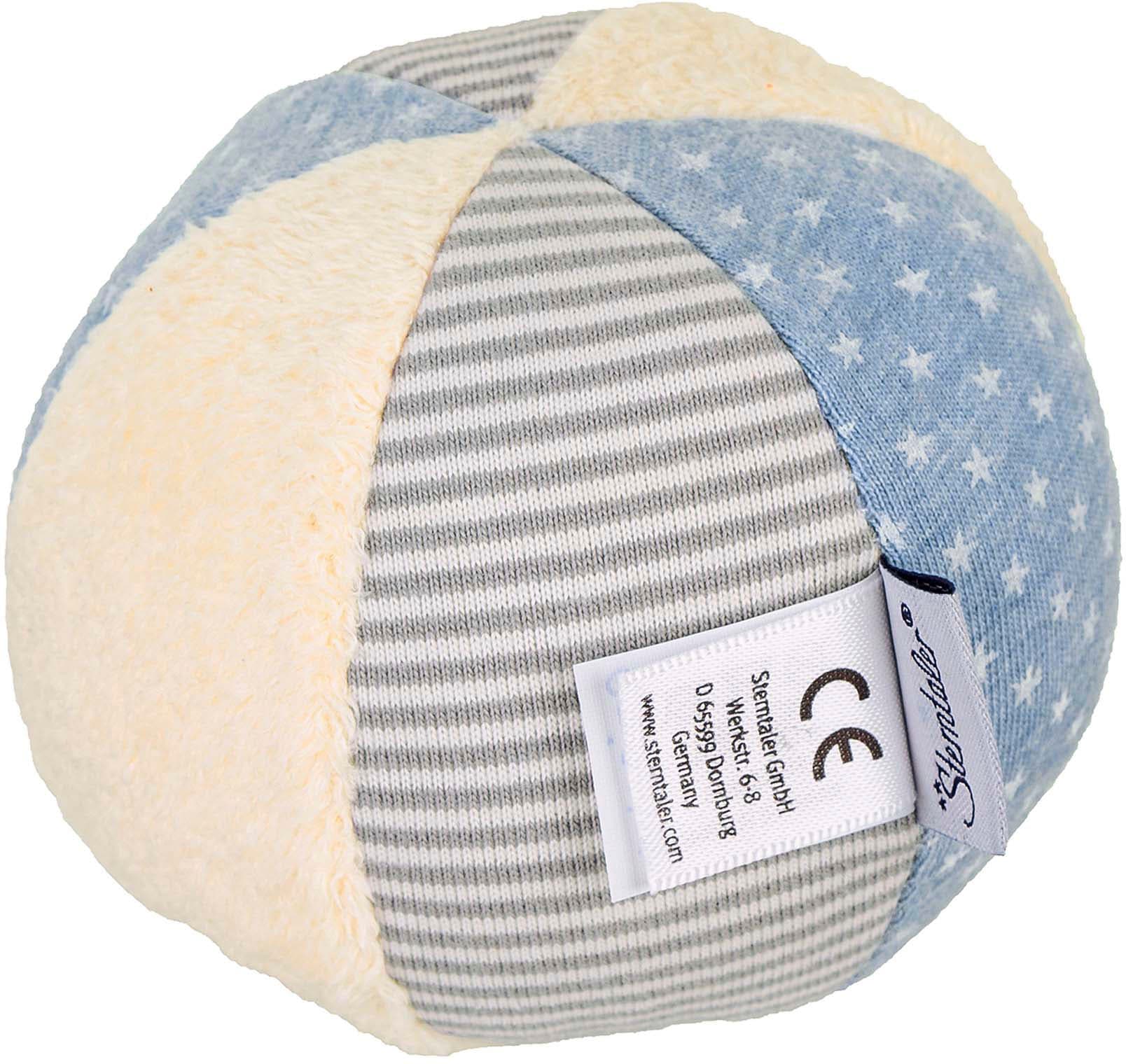 Sterntaler® Softball »Stoff, blau/beige«, für Babys