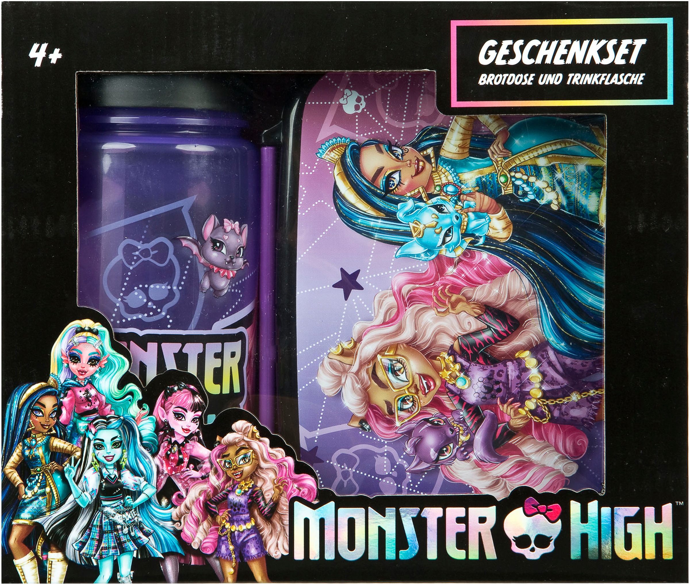 Scooli Lunchbox »Monster High«, (Set, 2 tlg.), mit Trinkflasche