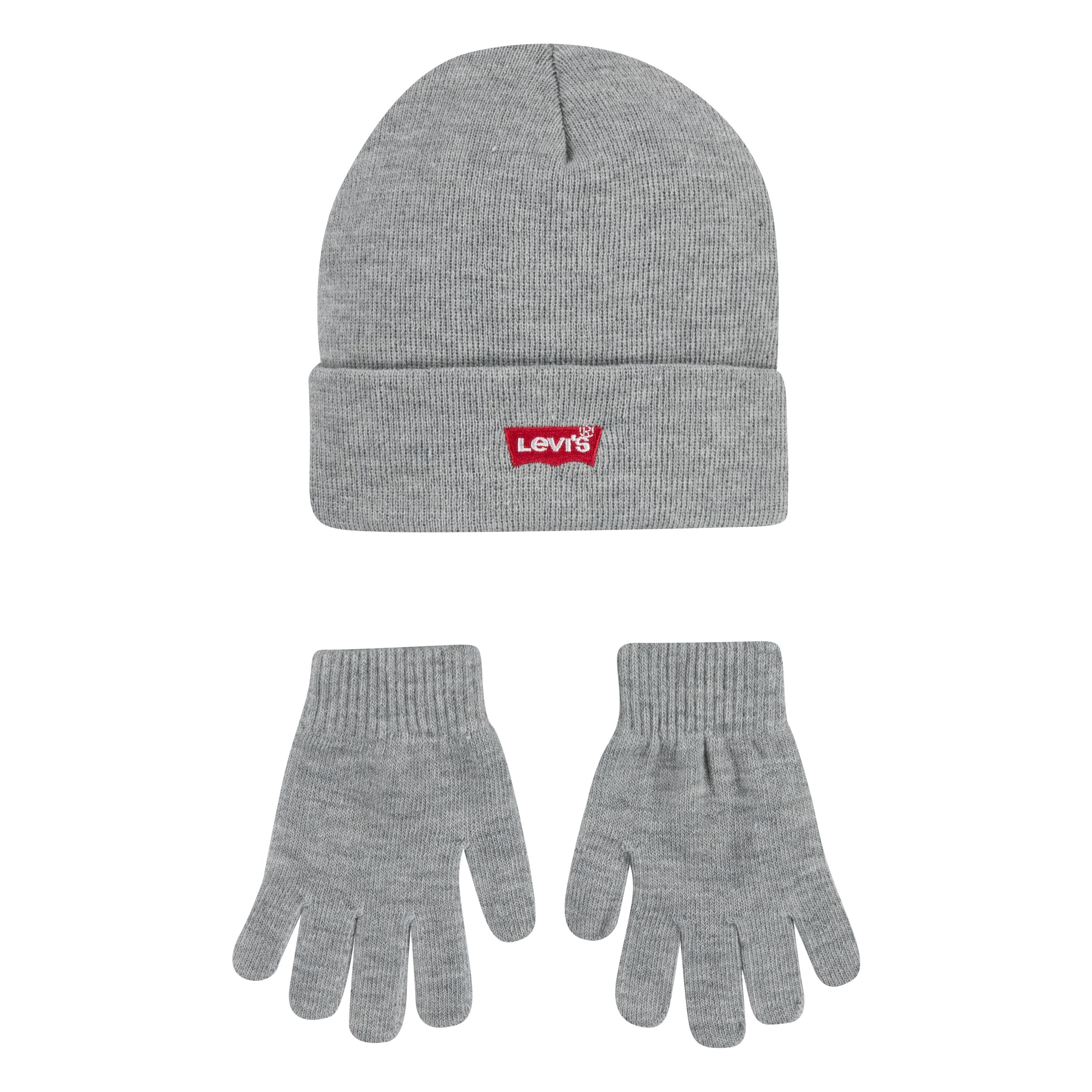 Levi's® Kids Strickmütze »CORE BATWING BEANIE/GLOVES«, (Set, 2 St.), und Handschuhe