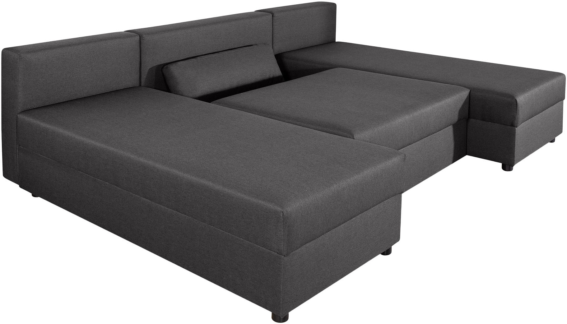 COLLECTION AB Wohnlandschaft »Pico U-Form«, Wohnlandschaft,2 X Ottomane,Polyätherschaum Polsterung