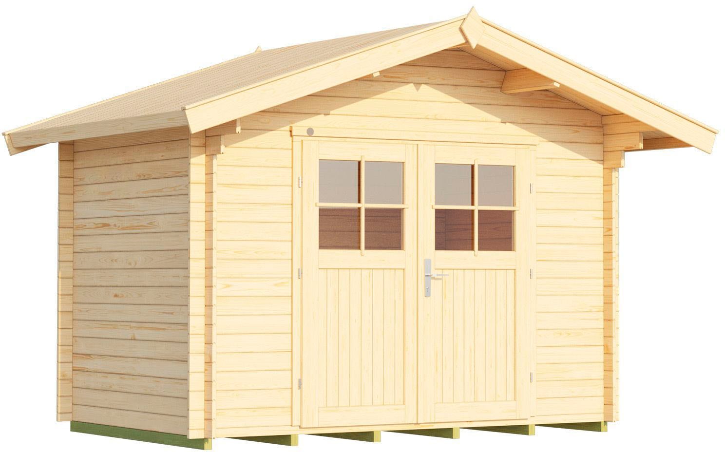 WEKA Gartenhaus »Premium28, natur« naturbelassen