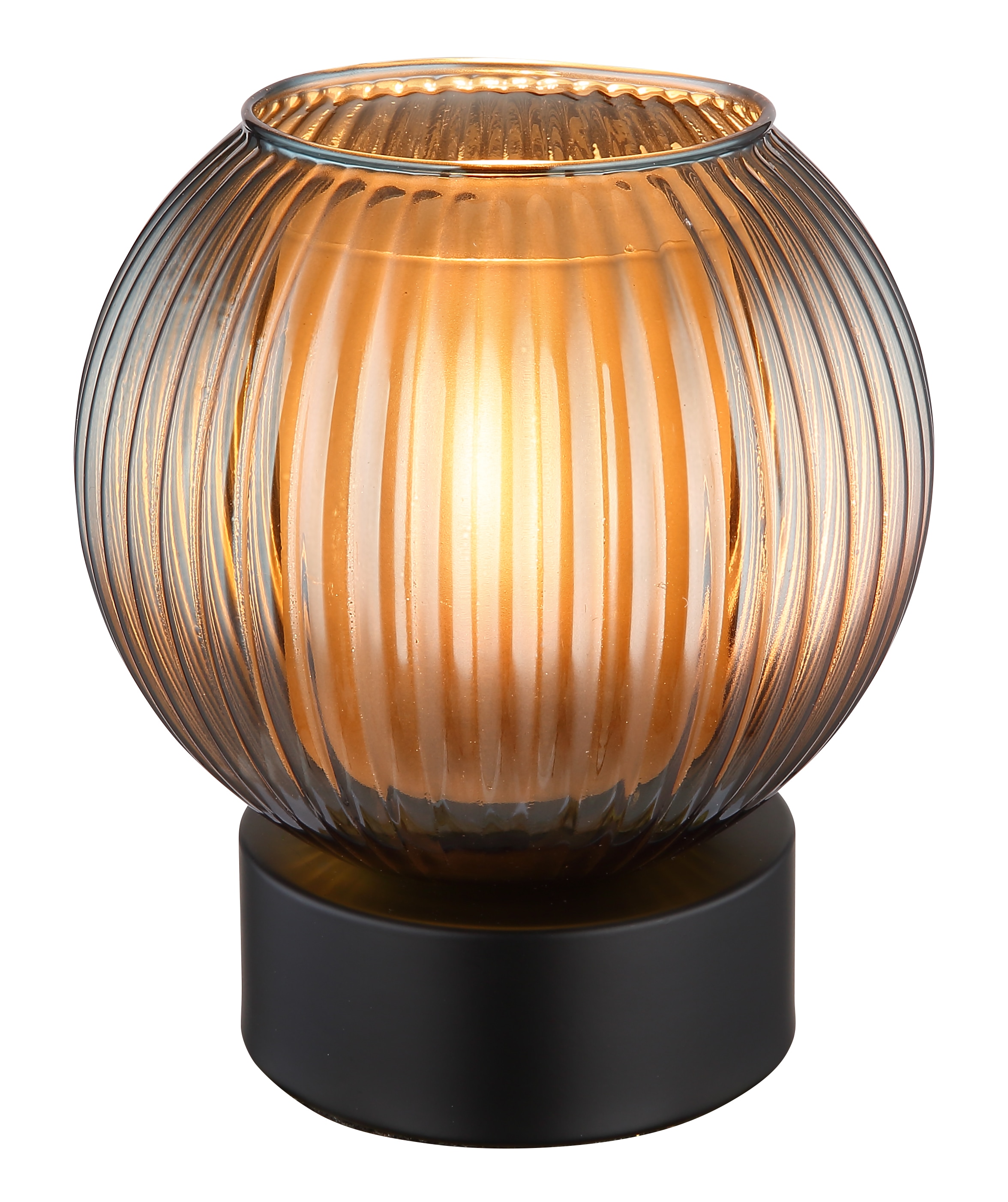 GLOBO LIGHTING Tischleuchte »ZUMBA« E27 1 Stk. Tischlampe Glaskugel petrol günstig online kaufen