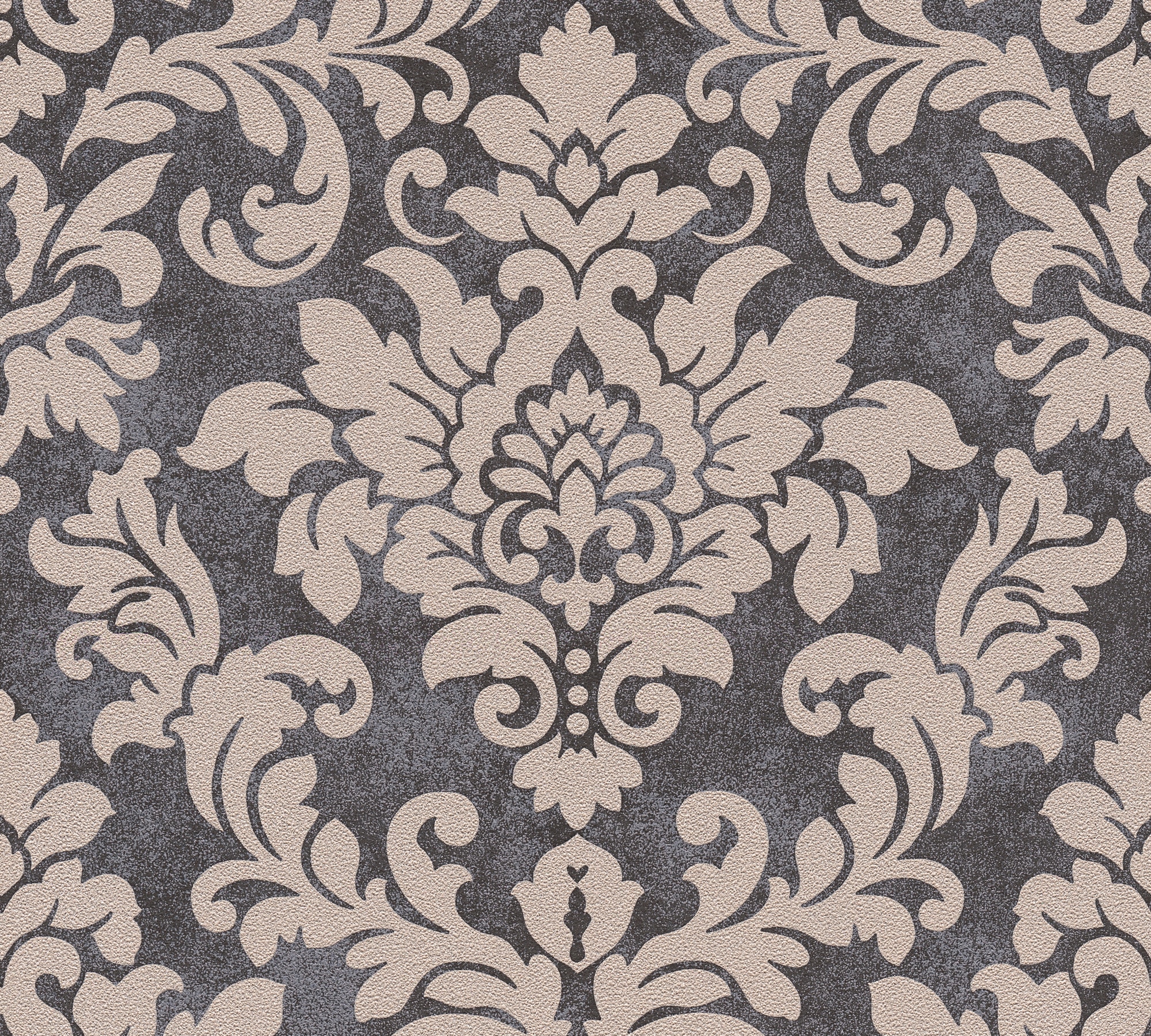 living walls Vliestapete »Trendwall mit Ornamenten barock«, Barock-ornamental-gemustert, Glitzertapete Ornament Tapete Barock Tapeten Wohnzimmer Schlafzimmer