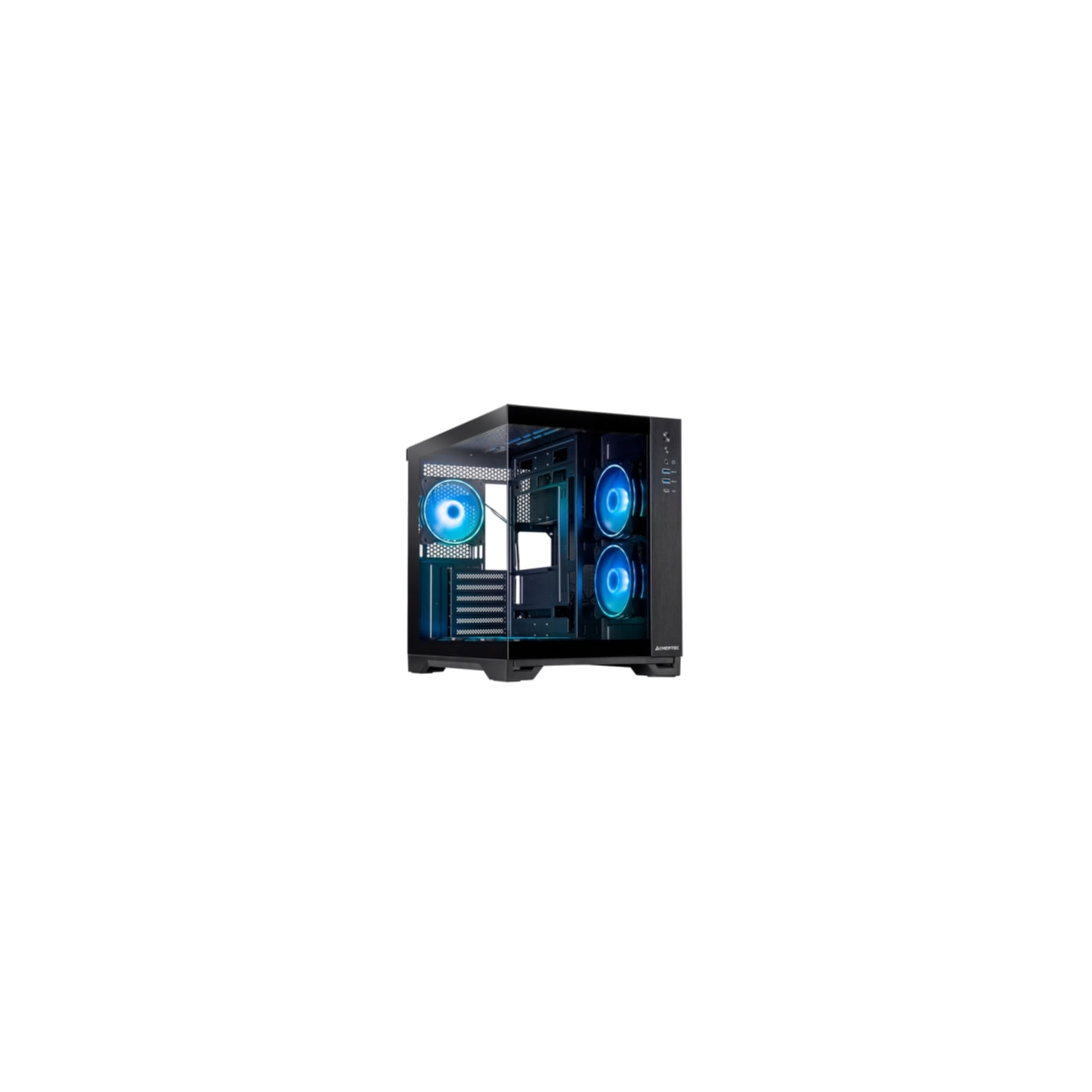 Chieftec PC-Gehäuse »Visio GM-30B-TG-OP schwarz Tempered Glass x 2«