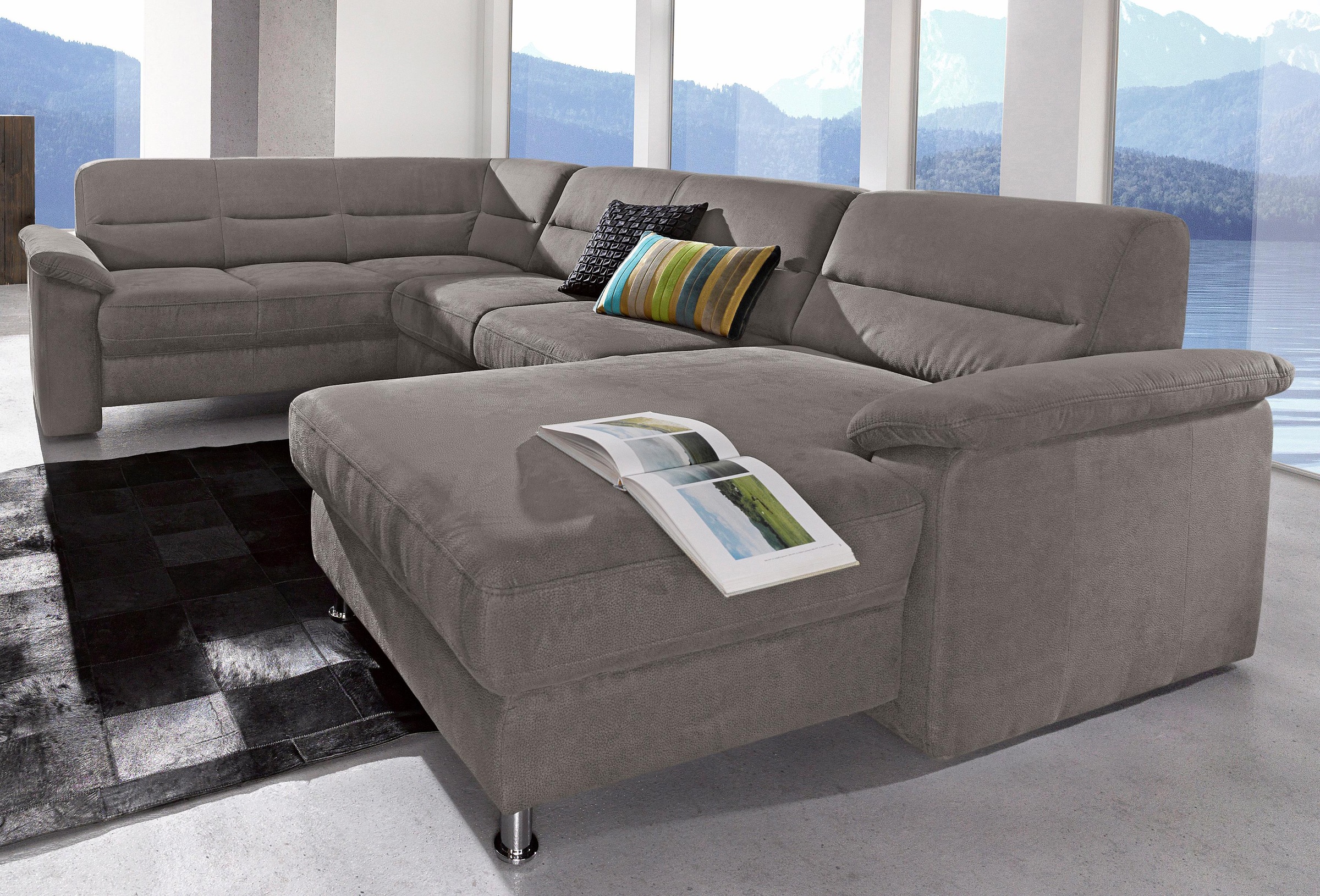 sit&more Ecksofa »Top Ascara L-Form«, inklusive Boxspring/Federkern-Polsterung, komfortablem Federkern