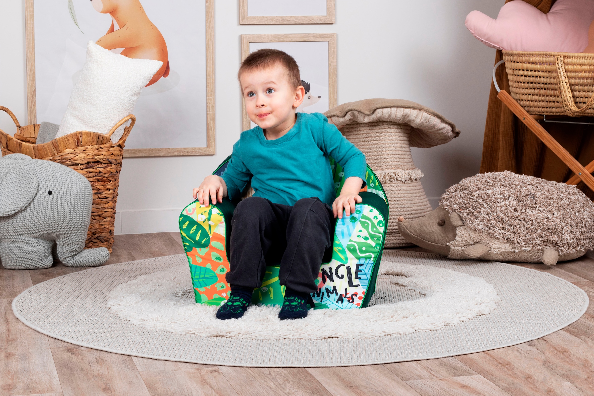 Knorrtoys® Sessel »Jungle animal«, für Kinder; Made in Europe
