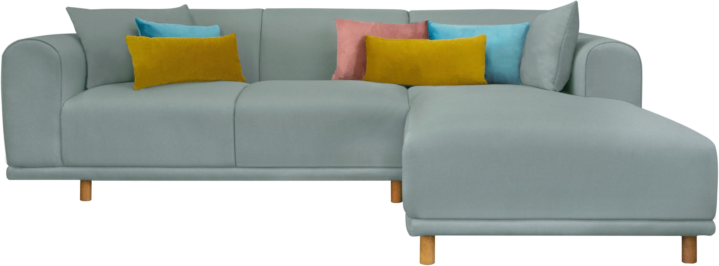 OTTO home Ecksofa »Maroon L-Form« in skandinavischem Design, mit losen Kiss günstig online kaufen
