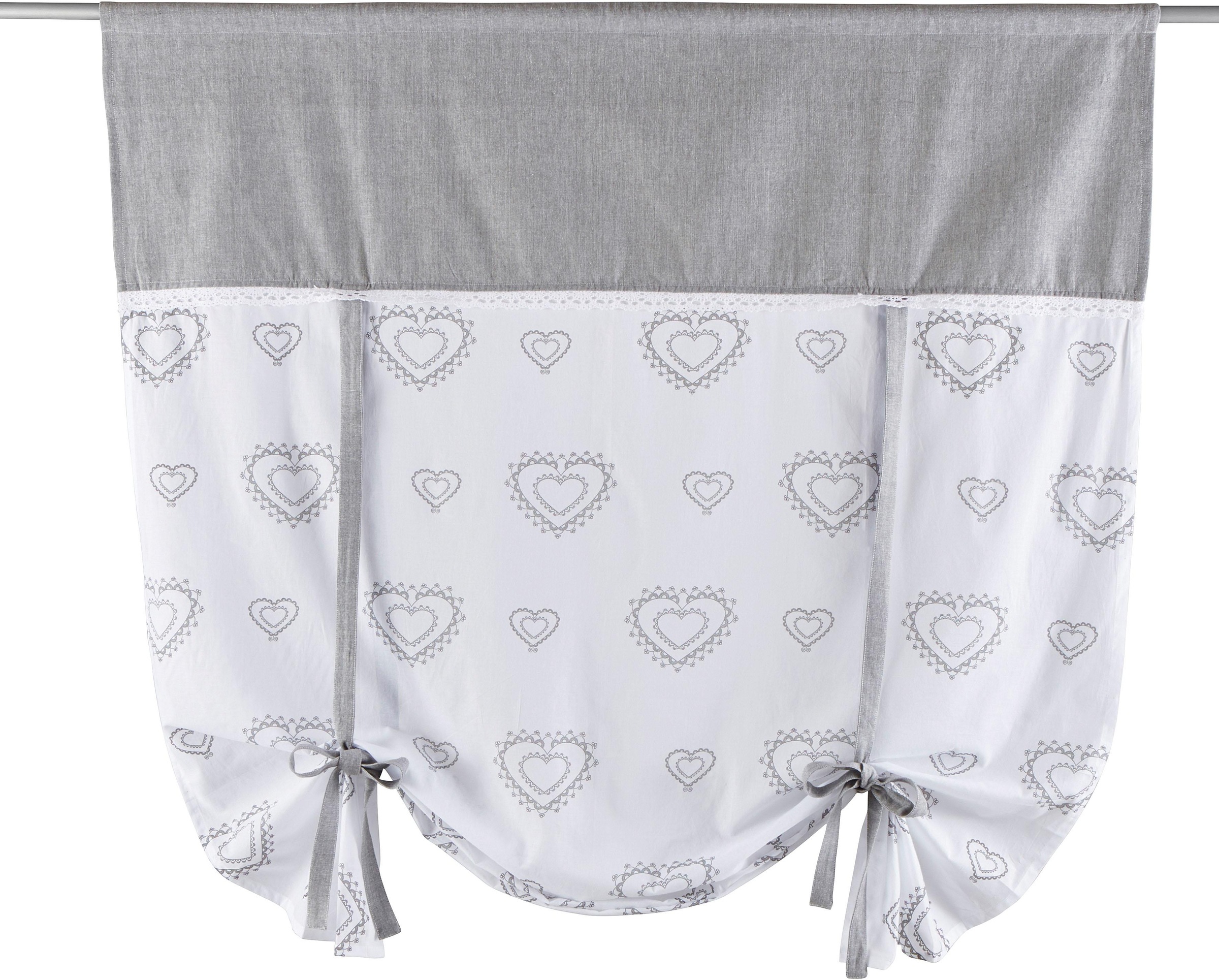 my home Gardine »Louis«, (1 St.), halbtransparent, einseitig bedruckt günstig online kaufen