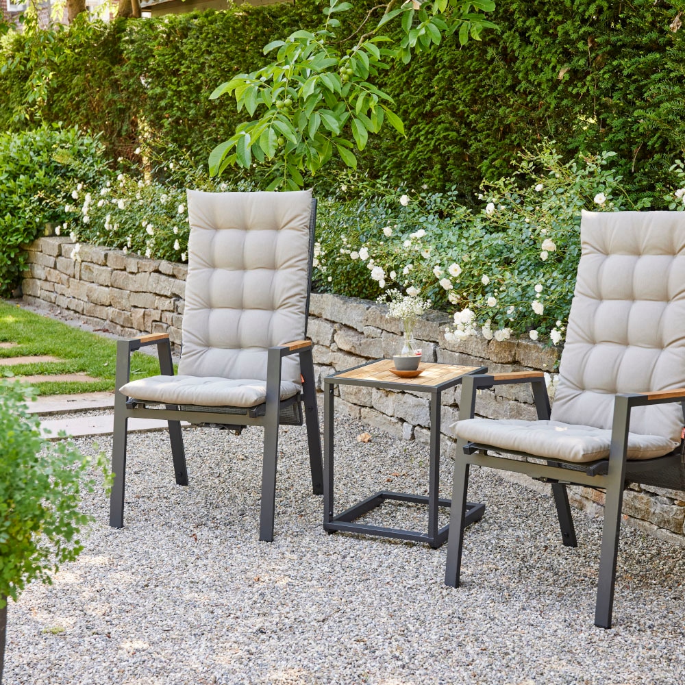 Siena Garden Sesselauflage »ATRIA, 123 cm, TOPSELLER!« Dessin Uni, 100% recyceltem Polyester, in verschiedenen Farben