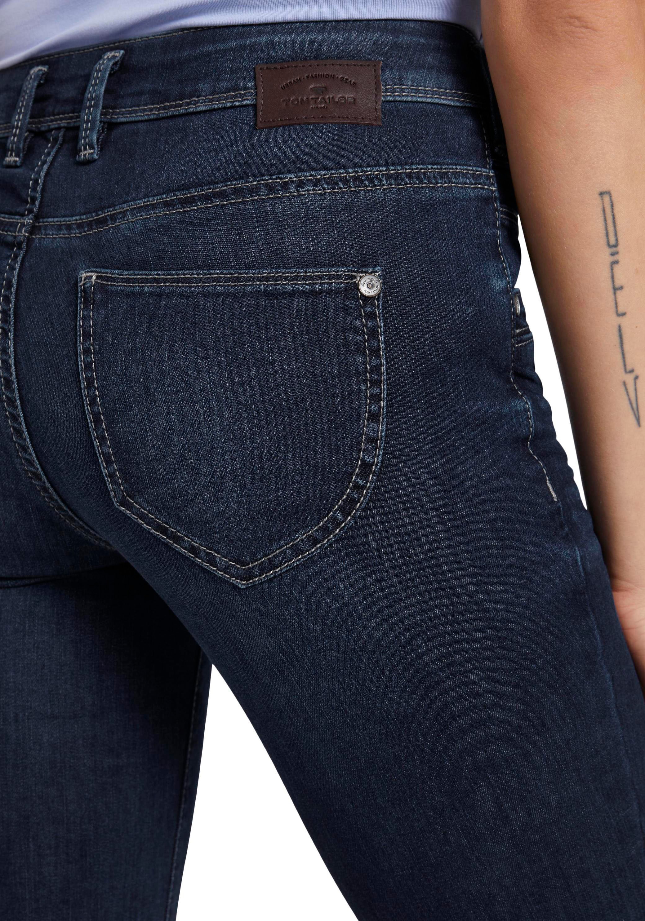 TOM TAILOR Gerade Jeans »Alexa Straight«, mit Kontrastnähten