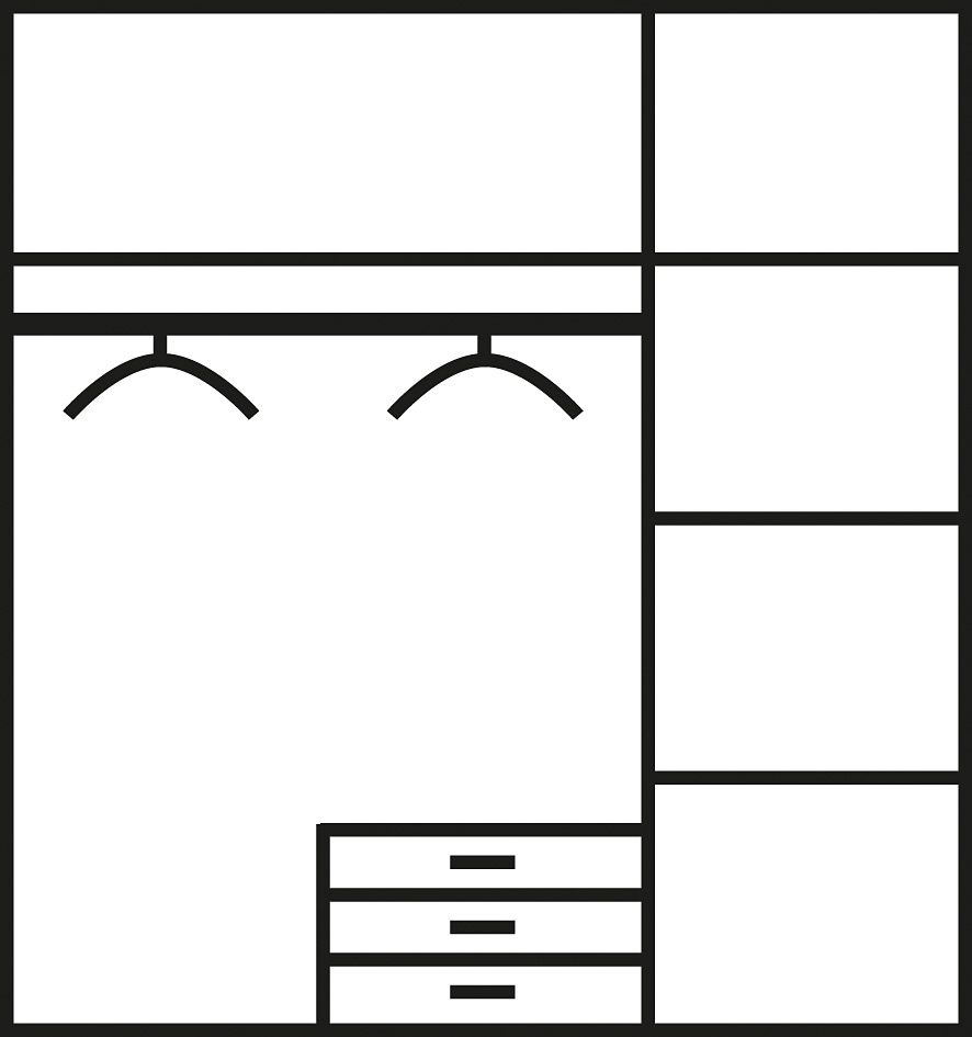 priess Jugendzimmer-Set, (Set, 5 tlg.)
