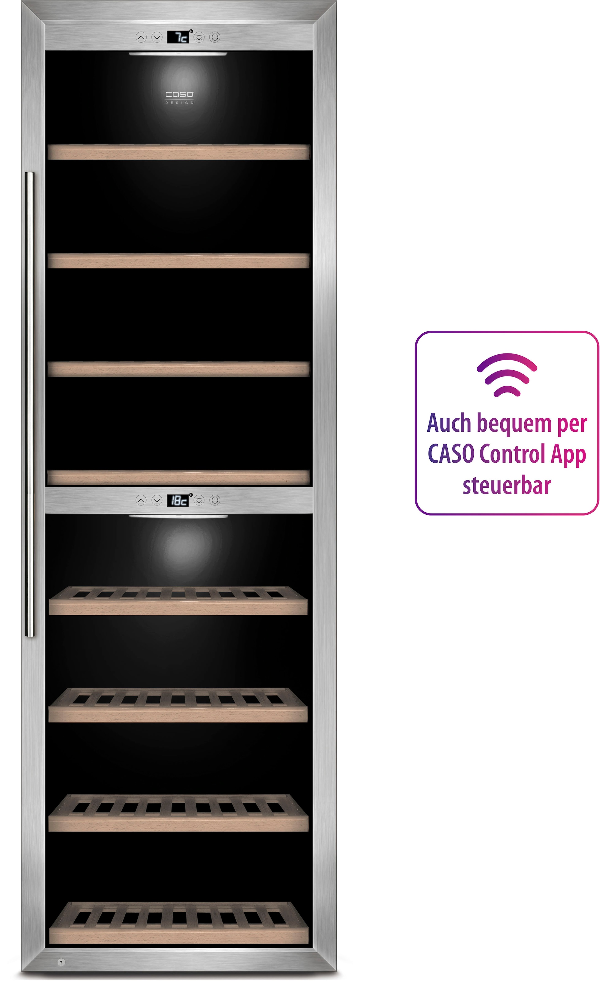 Caso Weinkühlschrank »730« für 180 Stk. Standardflaschen á 075l WineComfort 1800 Smart