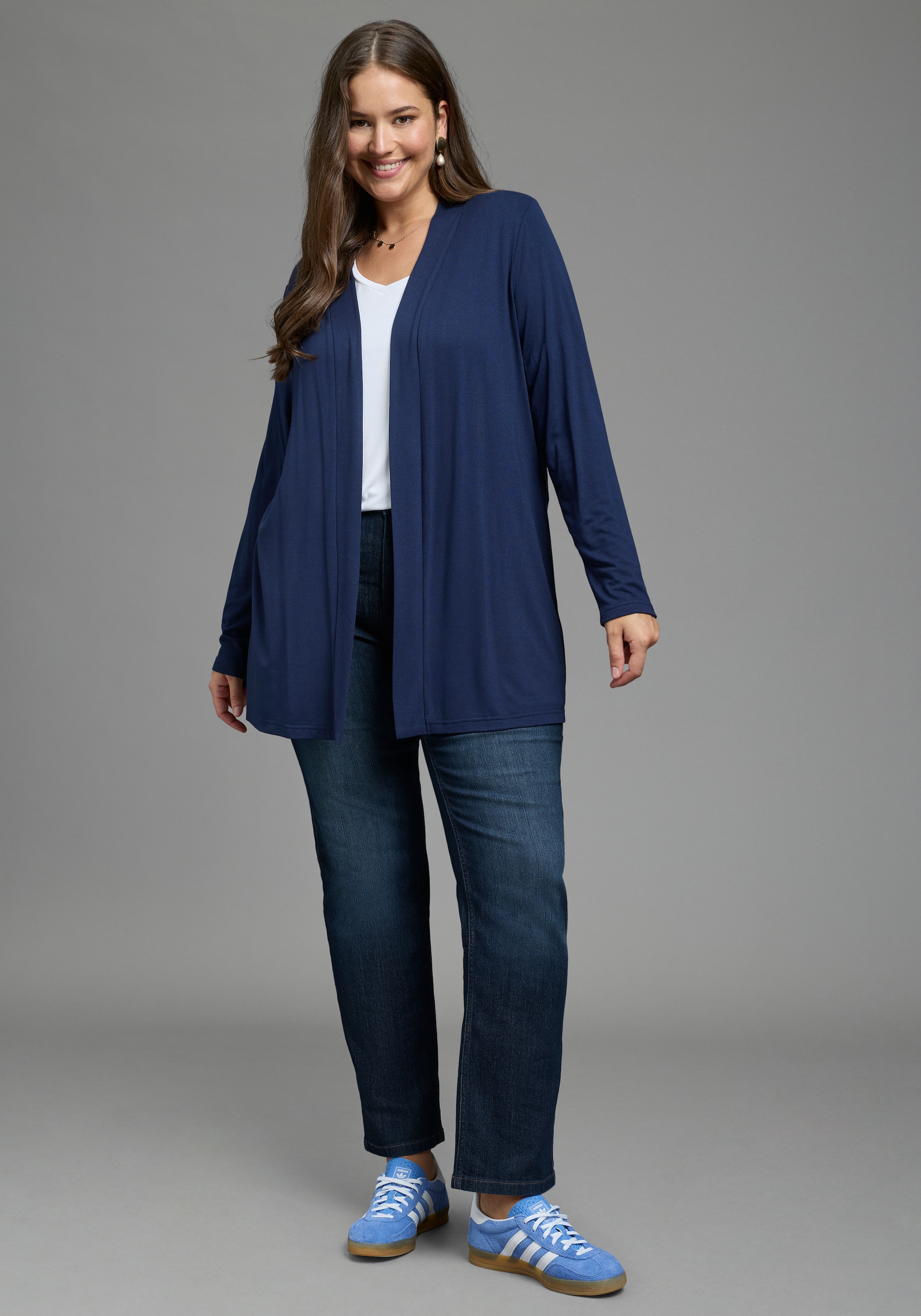 Laura Scott CURVE Gerade Jeans »Große Größen« Straight-Fit, gerader Beinverlauf, hohe Leibhöhe
