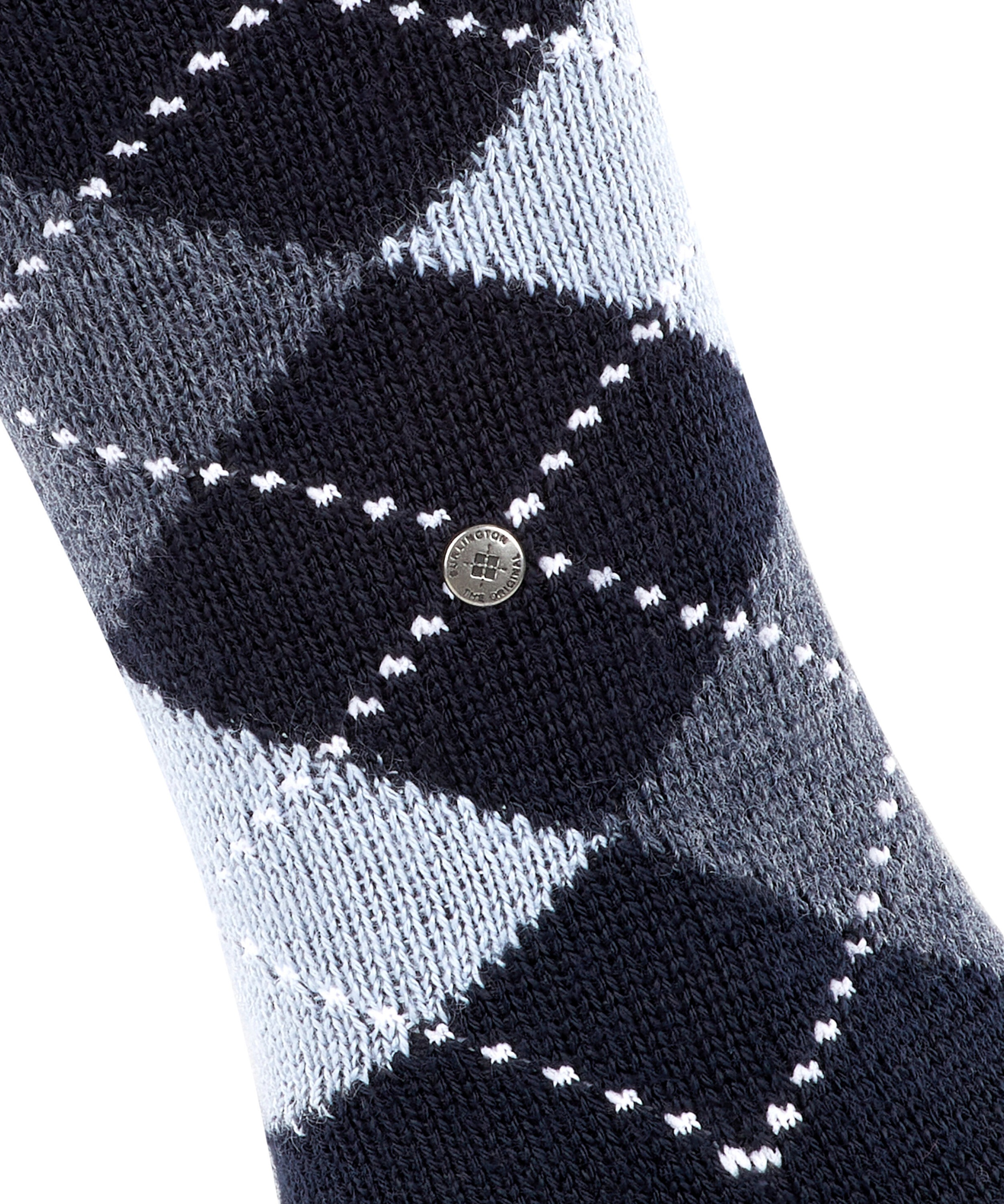 Burlington Kniestrümpfe »Whitby« Einheitsgröße 36-41, Argyle-Muster, weiche Haptik