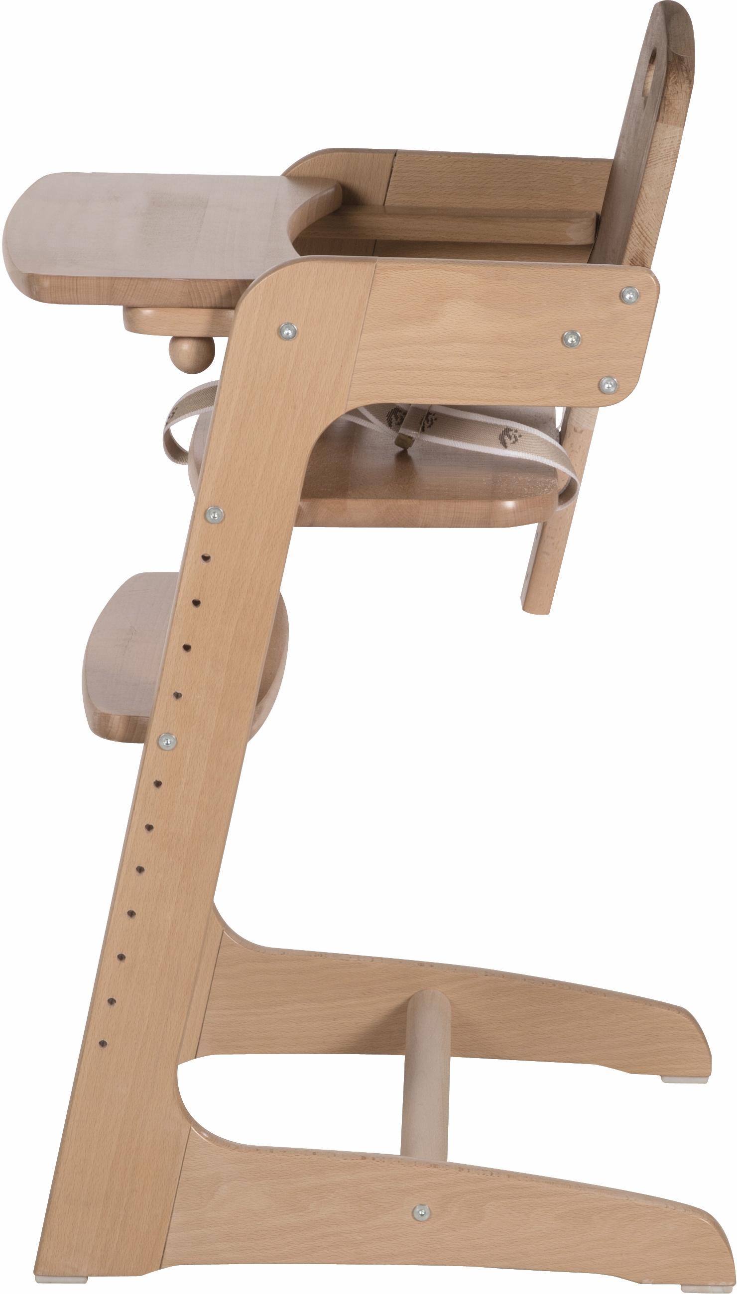 roba® Hochstuhl »Treppenhochstuhl, Kid Up, natur«, aus Holz günstig online kaufen