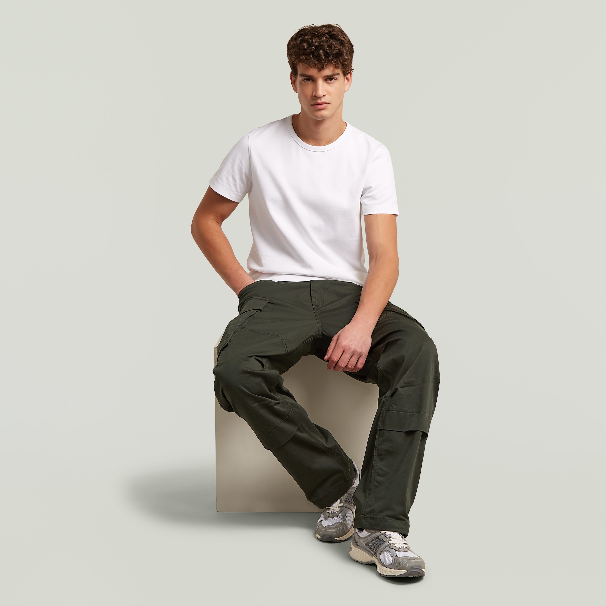 G-STAR Cargohose »Rovic 3D Relaxed«  Low Waist, Baumwoll-Mix mit Stretch-Anteil