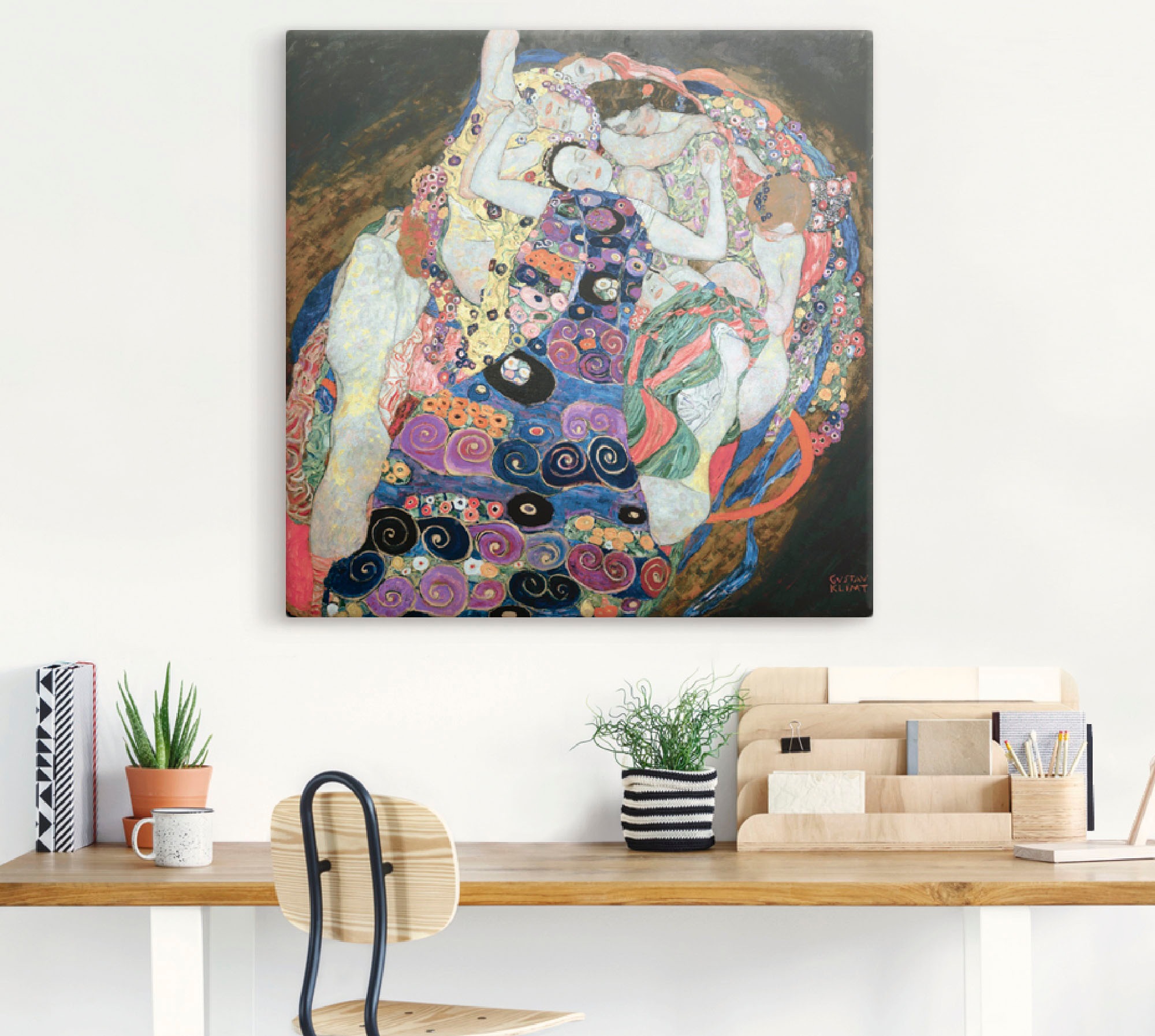 Artland Wandbild »Die Mädchen (Die Jungfrau)« Frau 1 Stk. tlg. als Leinwand günstig online kaufen