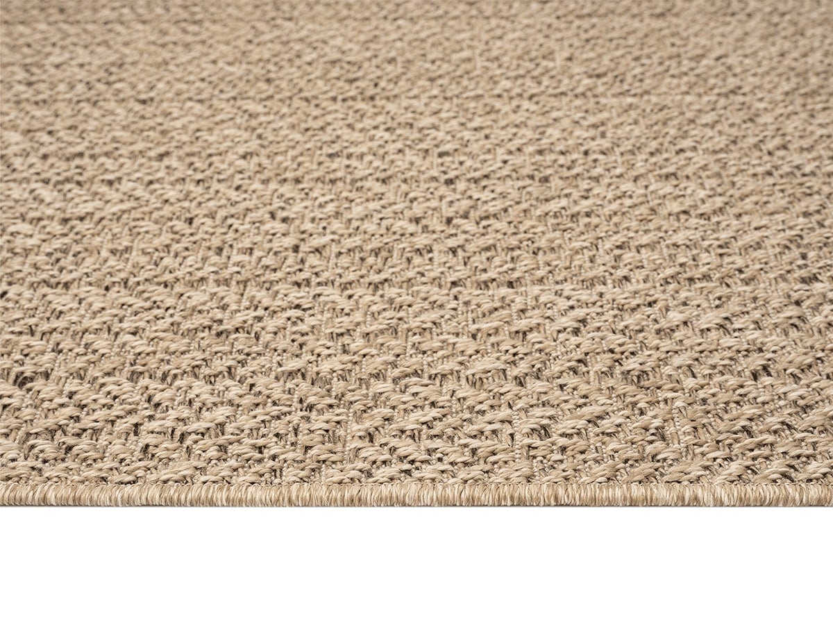 the carpet Teppich »Kansas«, rechteckig, 1 mm Höhe, moderner robuster In und Outdoor Teppich Jute Look