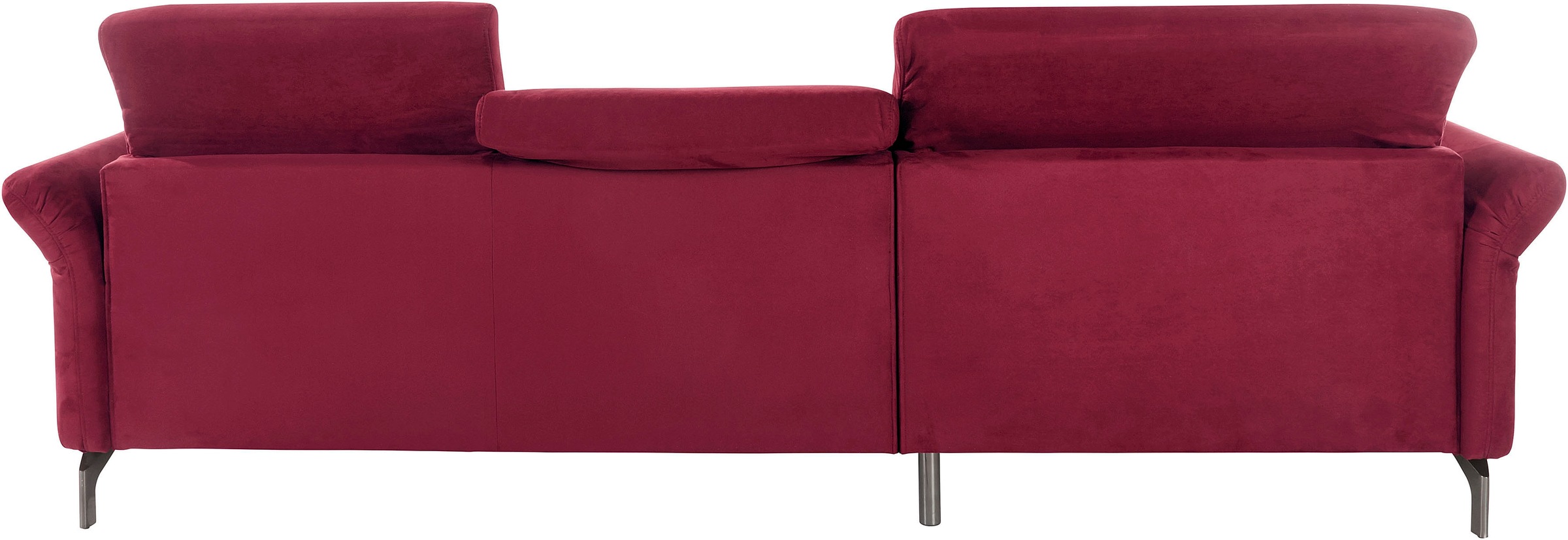 INOSIGN Ecksofa »Fresh L-Form«, Federkern, wahlweise Kopfteilverstellung und motorischer Vorziehsitz