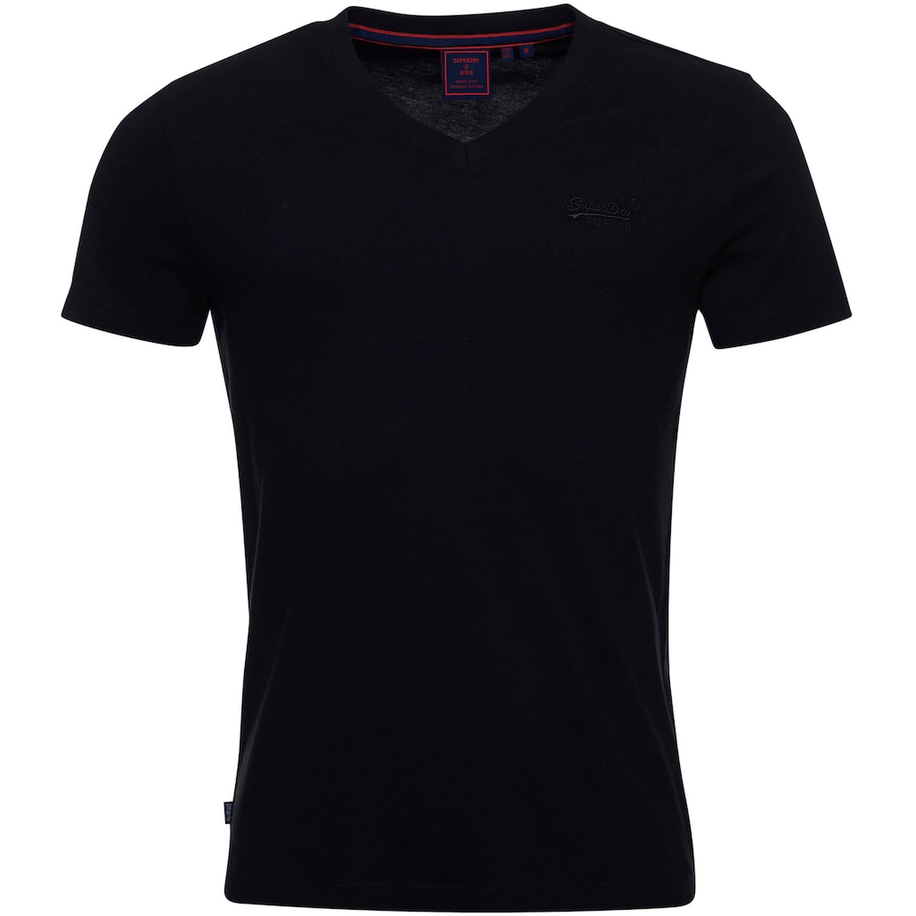 Superdry V-Shirt »VINTAGE LOGO EMB VEE«