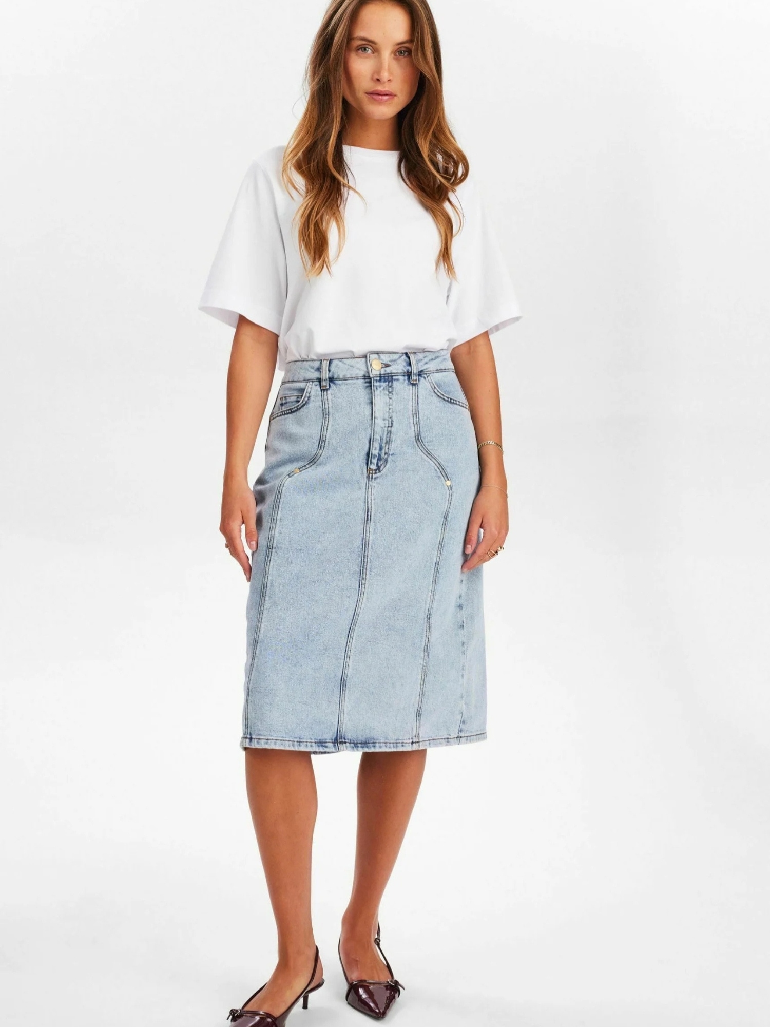 nümph Midirock »Nümph Midi skirt NUTORONTO«