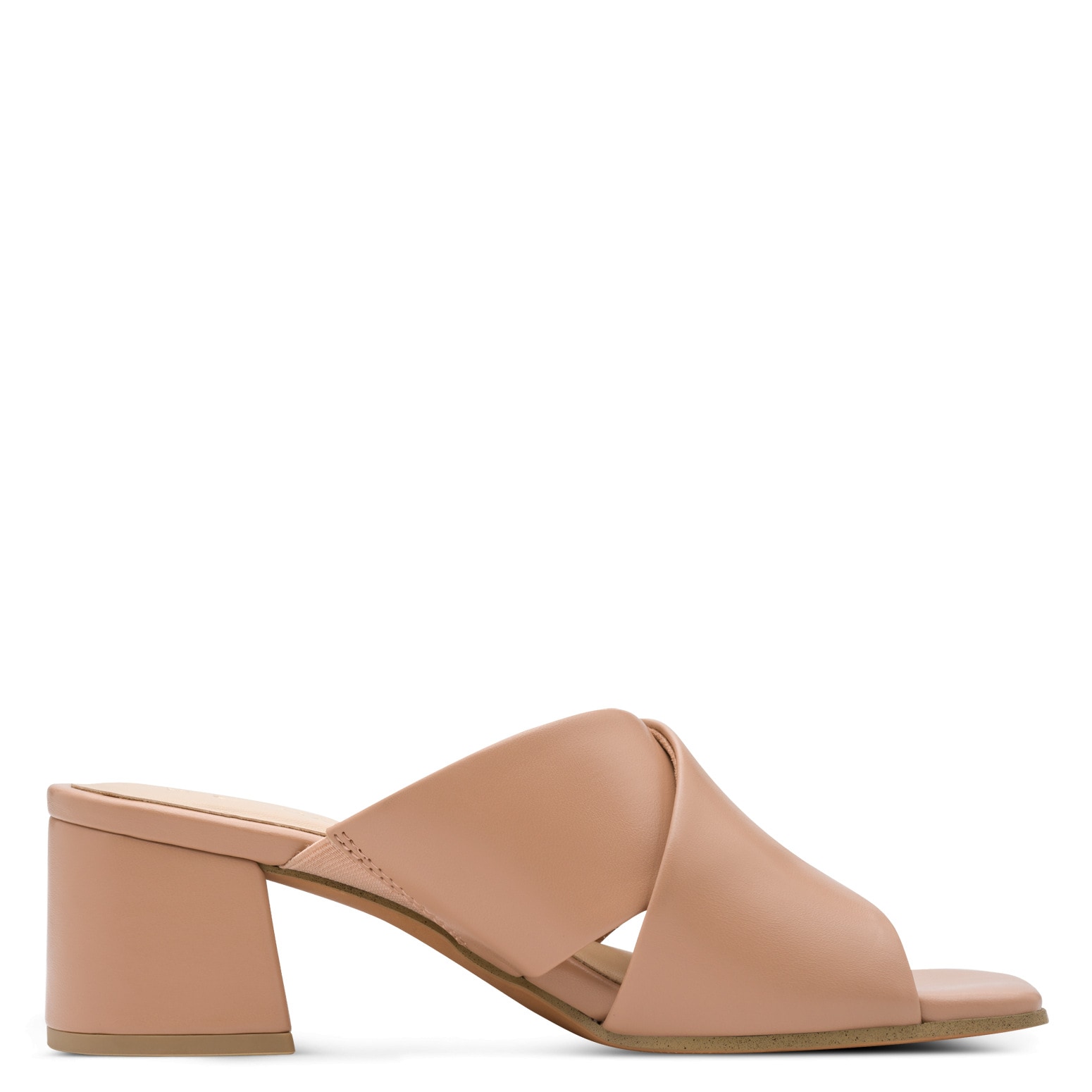 MARCO TOZZI Pantolette  , Blockabsatz, Sommerschuh, Schlappen mit gekreuzter Bandage