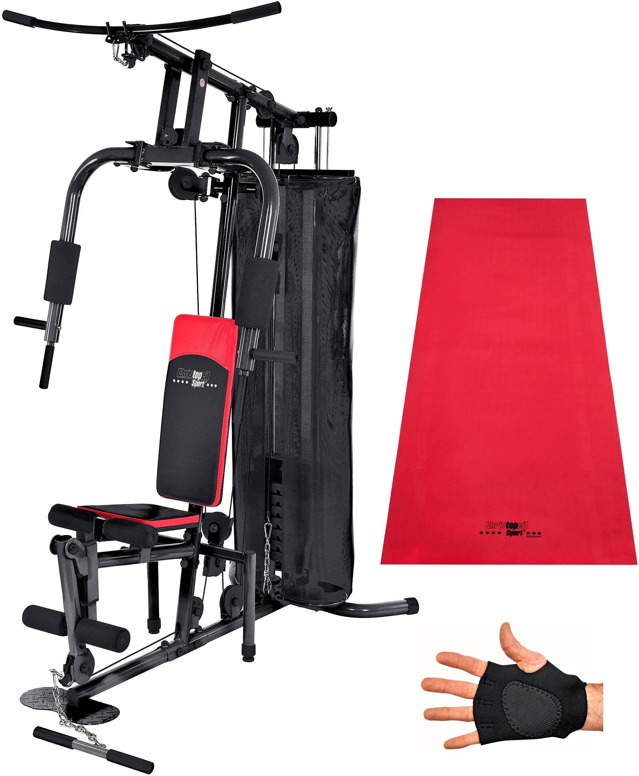 Christopeit Sport Fitness Station Sp 10 De Luxe Aufbauanleitung Christopeit Sport® Kraftstation »SP 10 de Luxe«, 8 Gewichtsblöcke im