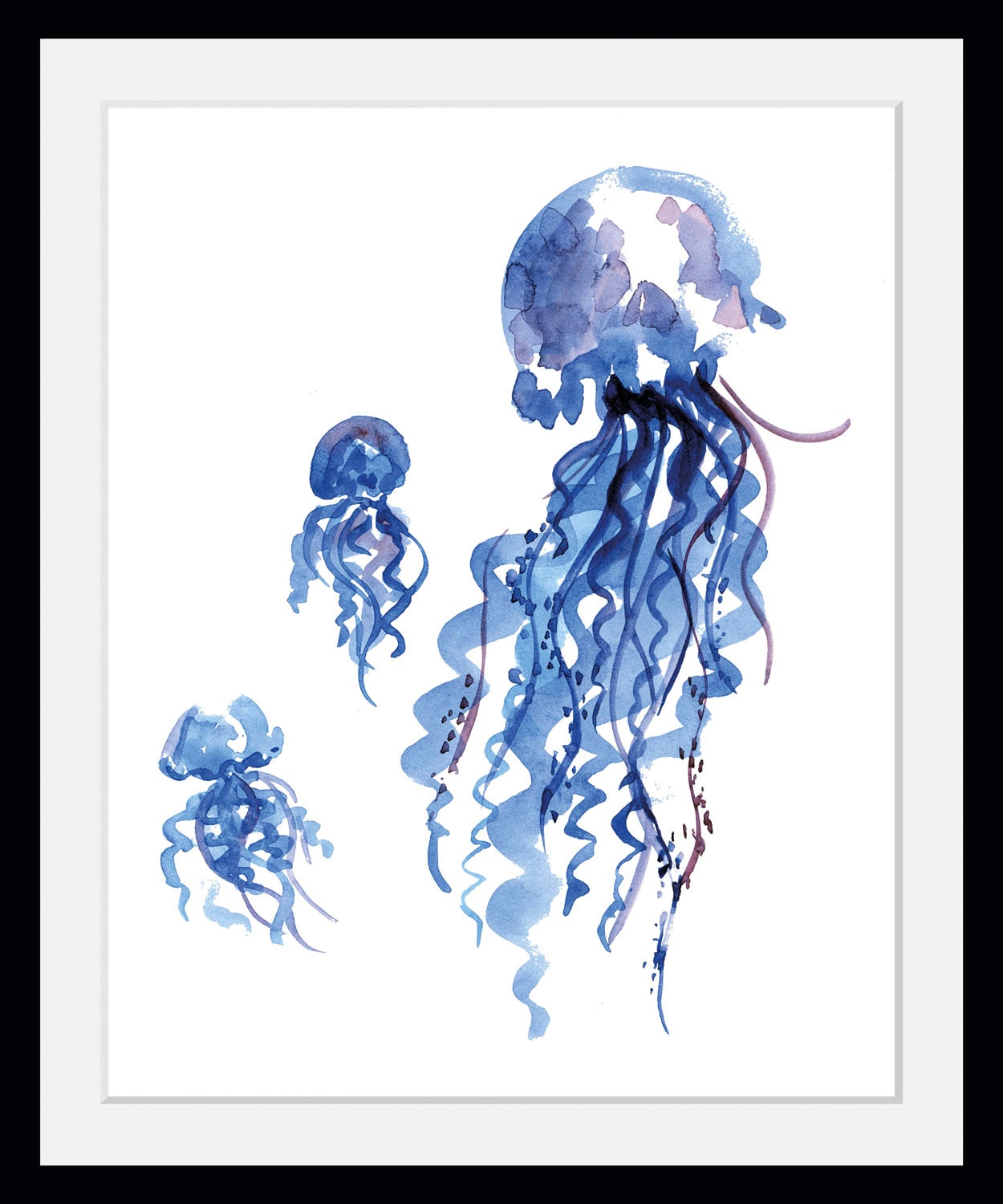 queence Bild »Ben« Kunst | Meer | Wassertiere 1 Stk. tlg. HD Premium Poster-Druck inkl. Holzrahmen