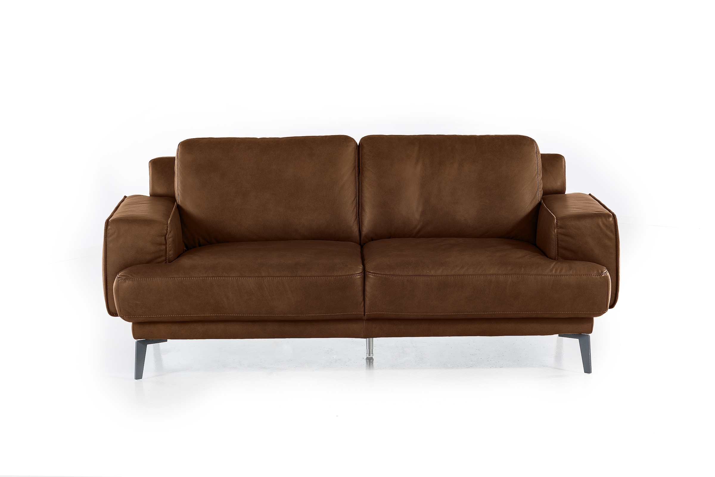 W.SCHILLIG 2-Sitzer, tobacco B/H/T: 193 cm x 94 cm