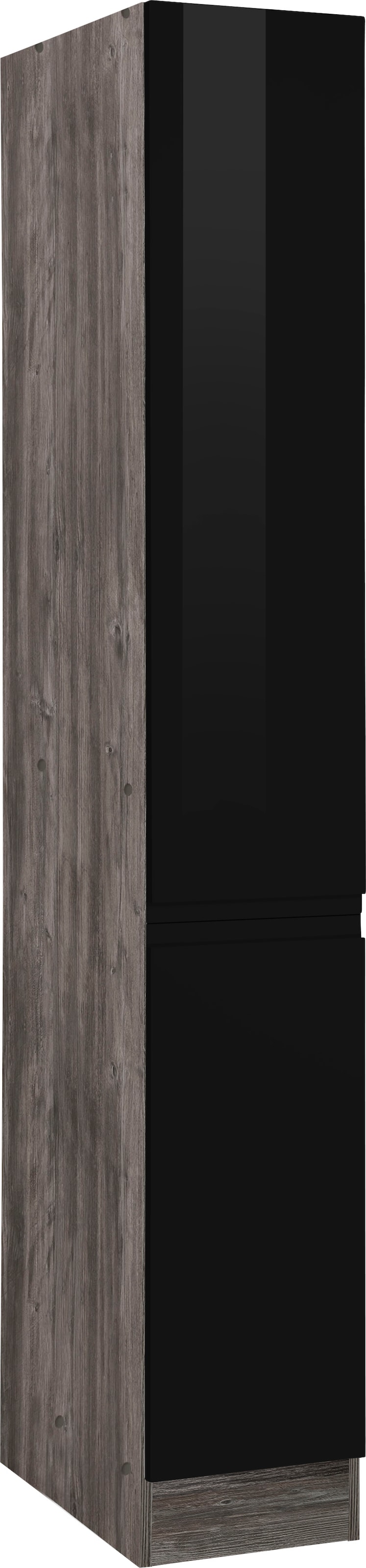 HELD MÖBEL Apothekerschrank »Virginia«, 200 cm hoch 30 cm breit, 2 Auszüge mit 5 Ablagen, griffloses Design