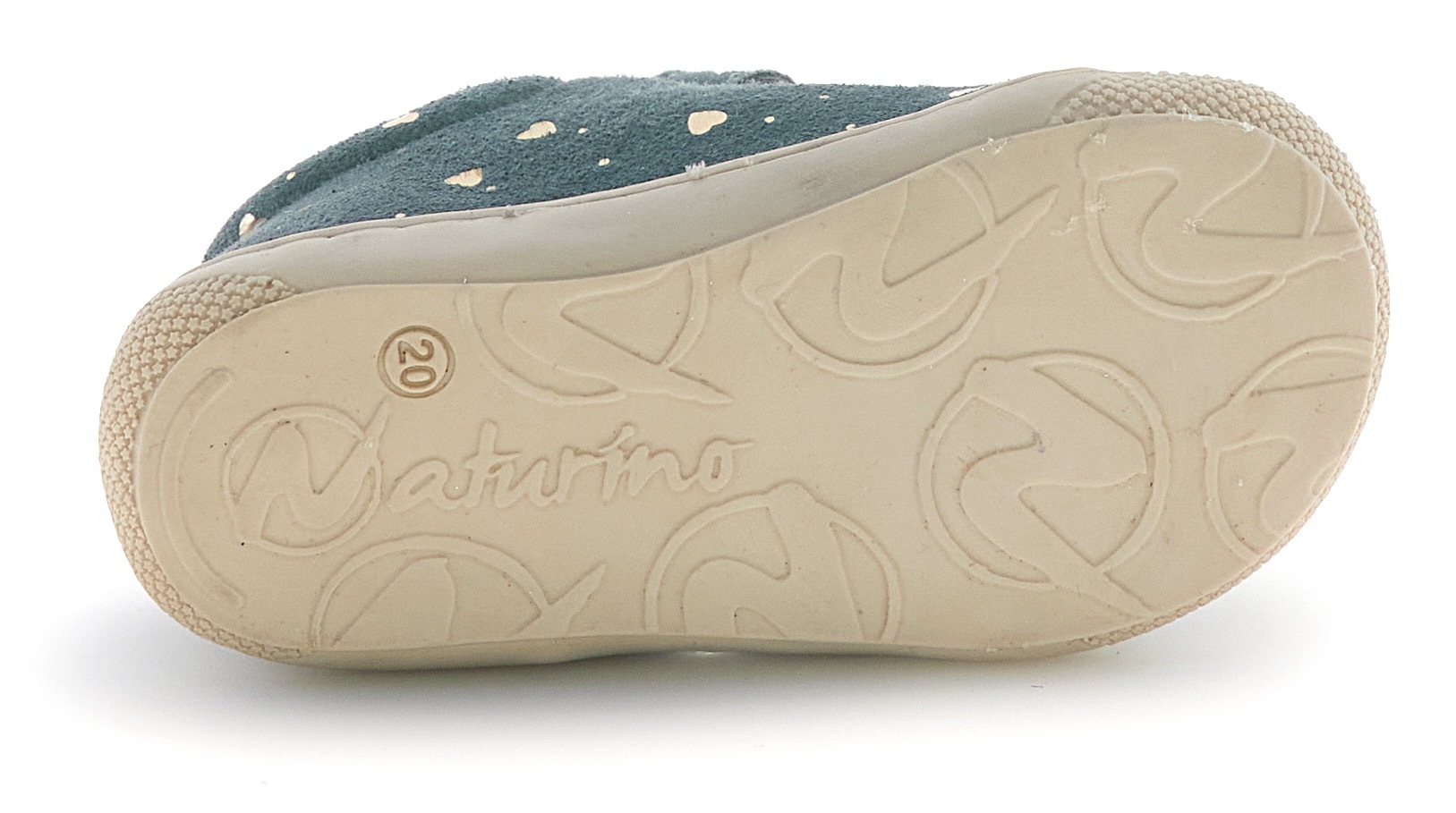 Naturino Lauflernschuh »Cocoon«, Klettschuh mit Metallic-Herzchen, Größenschablone zum Download