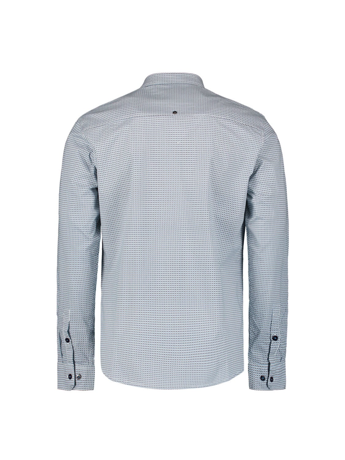 NO EXCESS Langarmhemd »No Excess Stretchhemd mit Print Shirt Stretch Allover Printed«