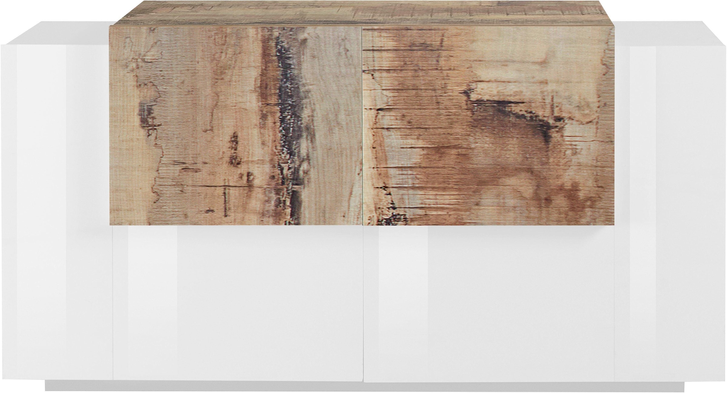 INOSIGN Sideboard »Coro, Kommode, Schrank, Kredenz, grifflos mit Einlegeböden«, 4 Türen, Doppeltiefe, B/T/H 160x86x45cm