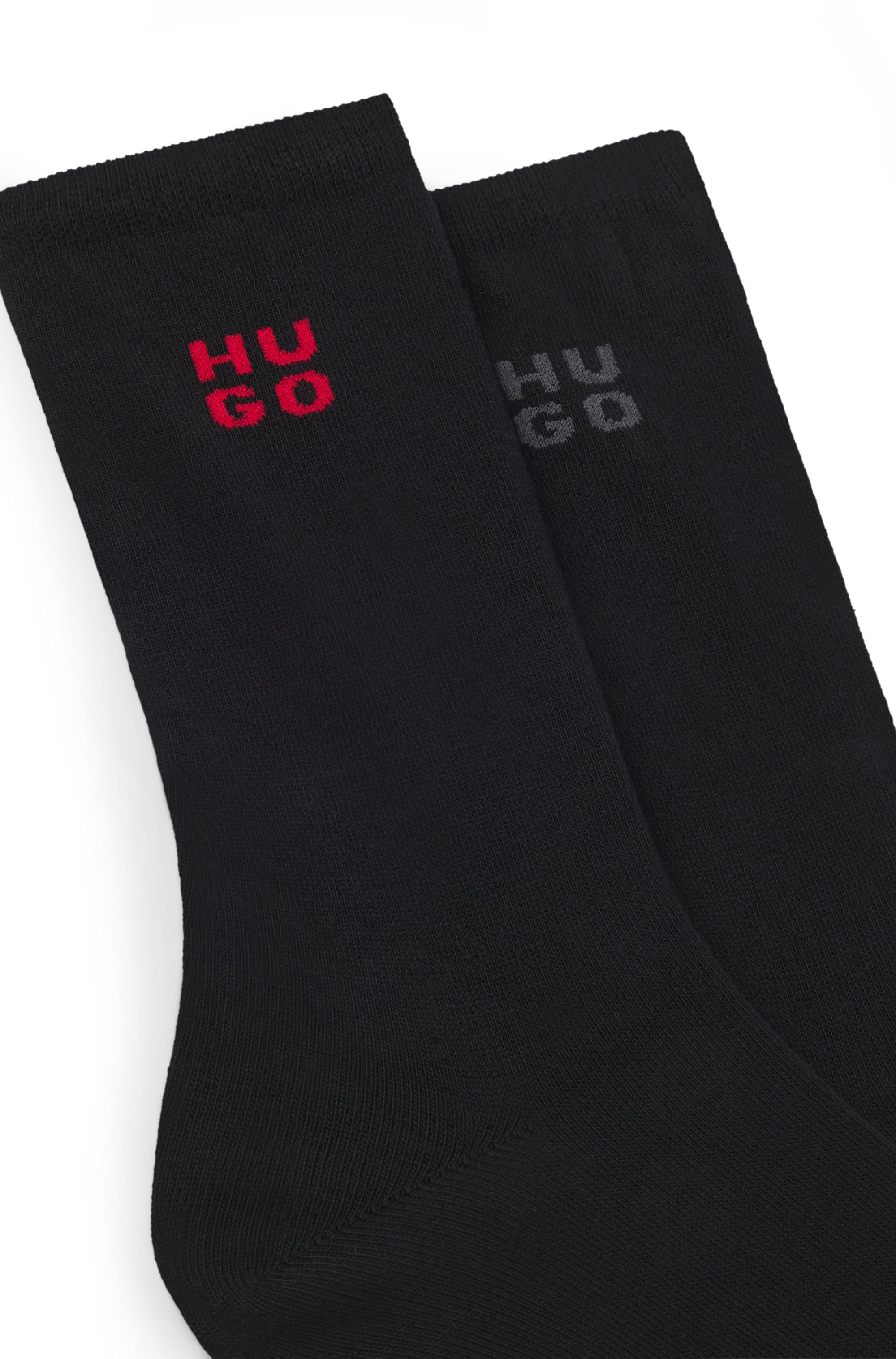 HUGO Underwear Socken »2P RS UNI LOGO CC«, (2 Paar), mit dezentem Logo, nahtlose Verarbeitung