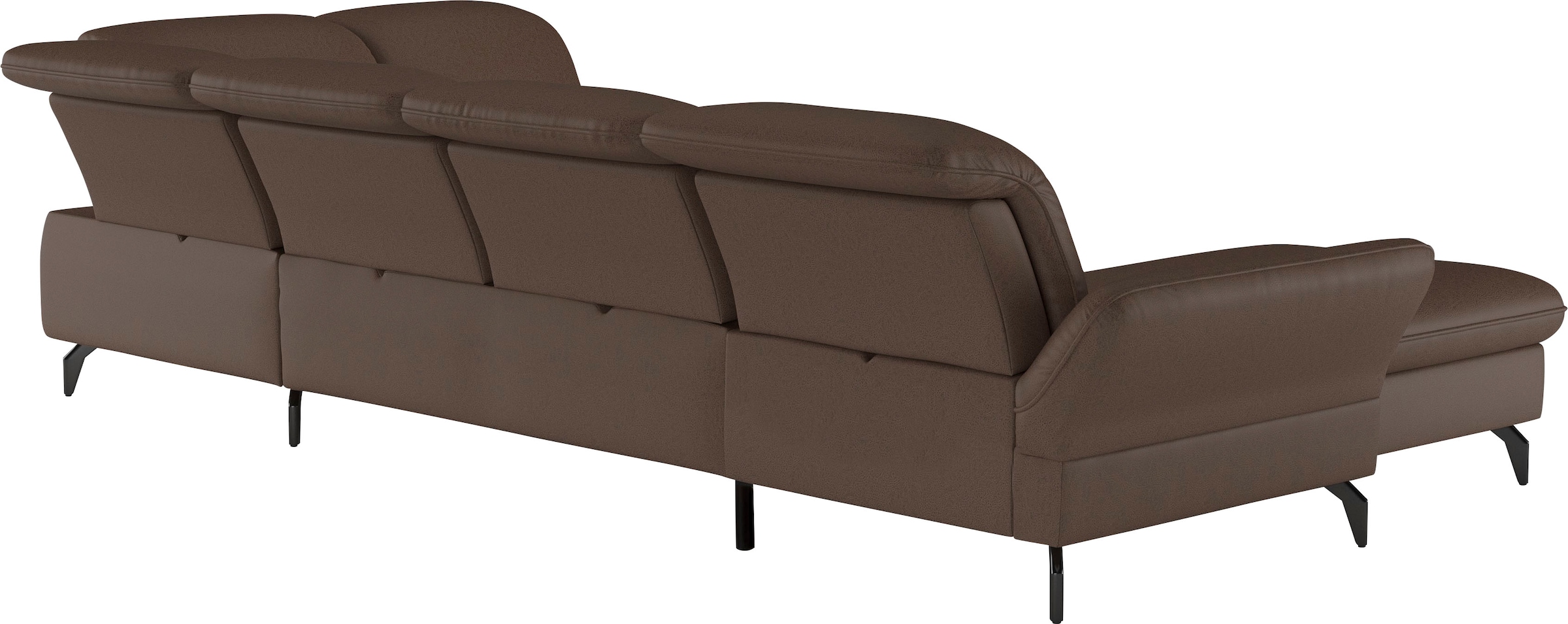 sit&more Wohnlandschaft »Leandro U-Form«, Wahlweise mit Bett-, Kopfteil - und Armlehnfunktion, sowie Bettkasten
