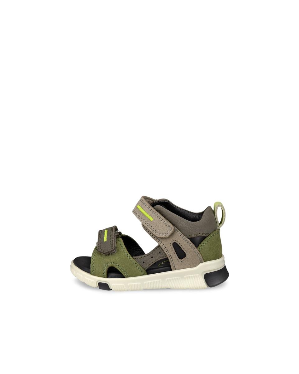 Ecco Lauflernschuh »MINI STRIDE SANDAL«, Sandale, Sommerschuh, Urlaubschuh mit Klettverschlüssen