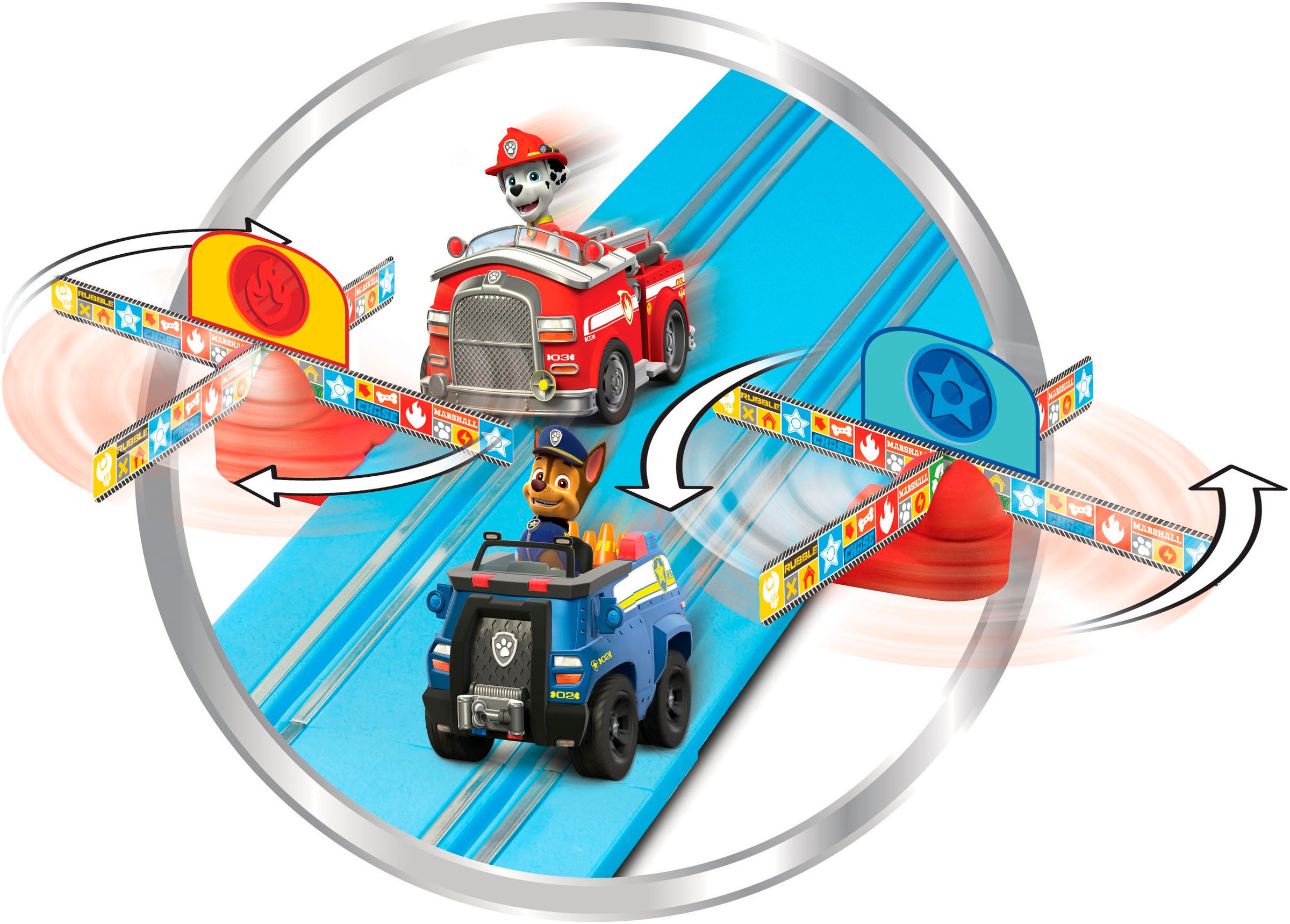 Carrera® Autorennbahn »Carrera First, Paw Patrol - Race N Rescue«