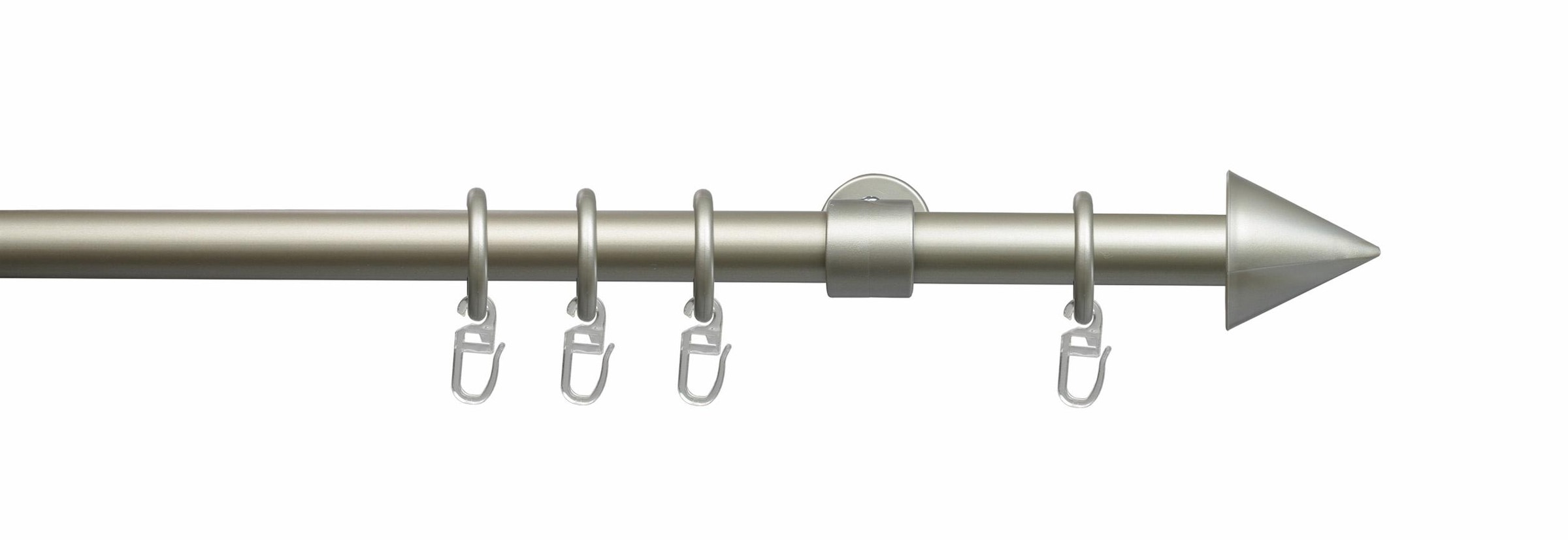 Liedeco Gardinenstange »Kegel« Ø 20 mm 1 läufig-läufig Fixmaß günstig online kaufen
