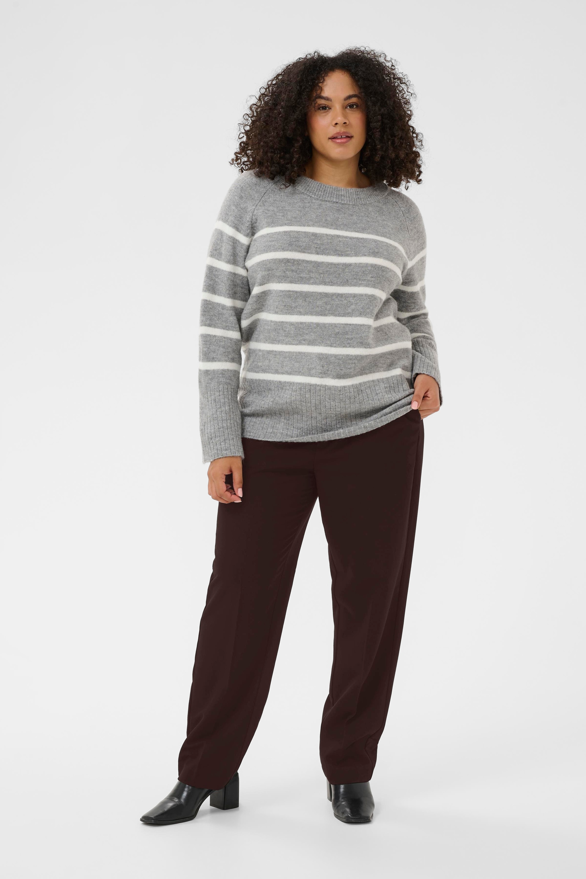 KAFFE Curve Strickpullover »Damen Strickpullover KCerina«