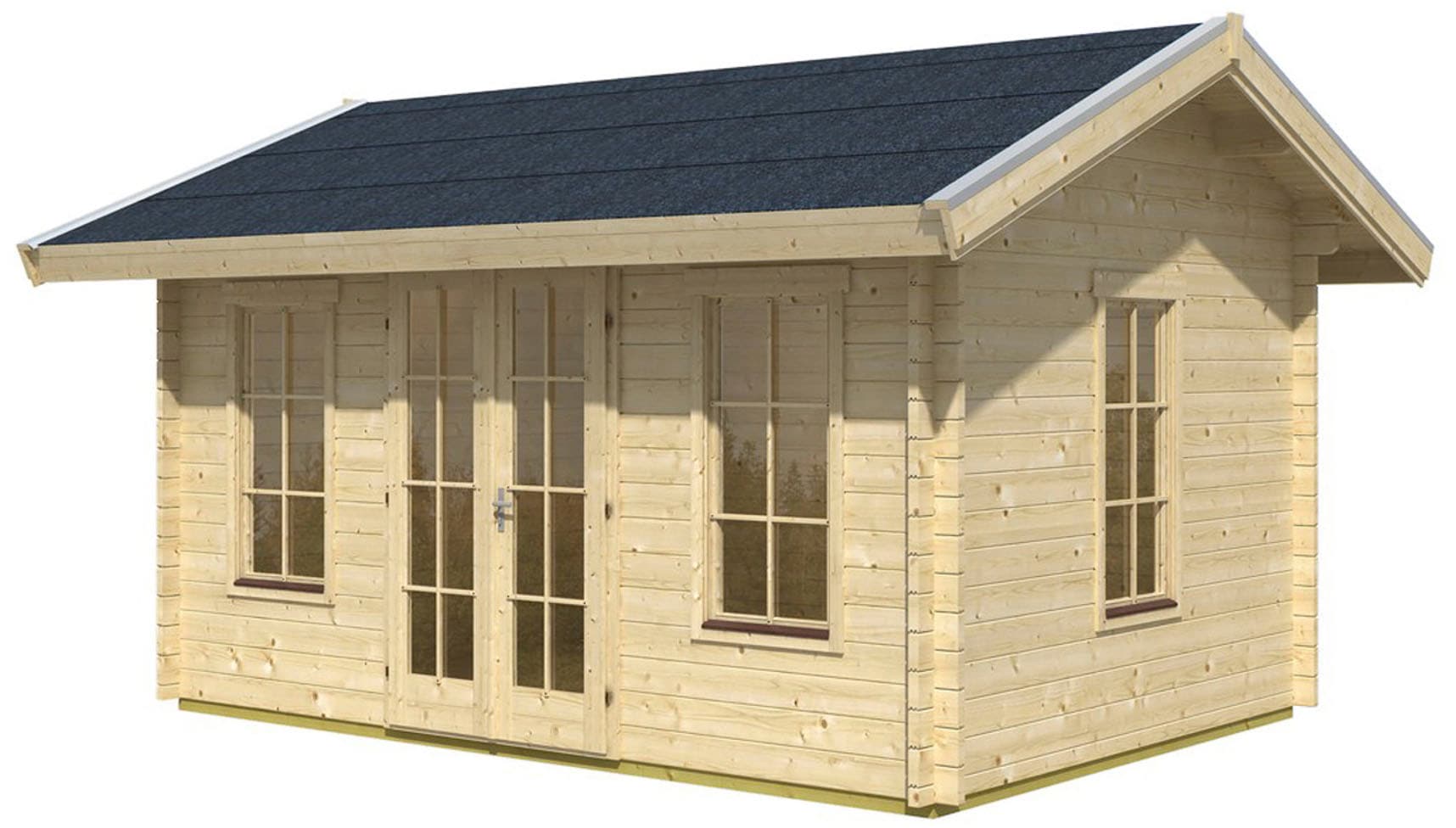 Skanholz Gartenhaus »Lugano 1« mit Lattung