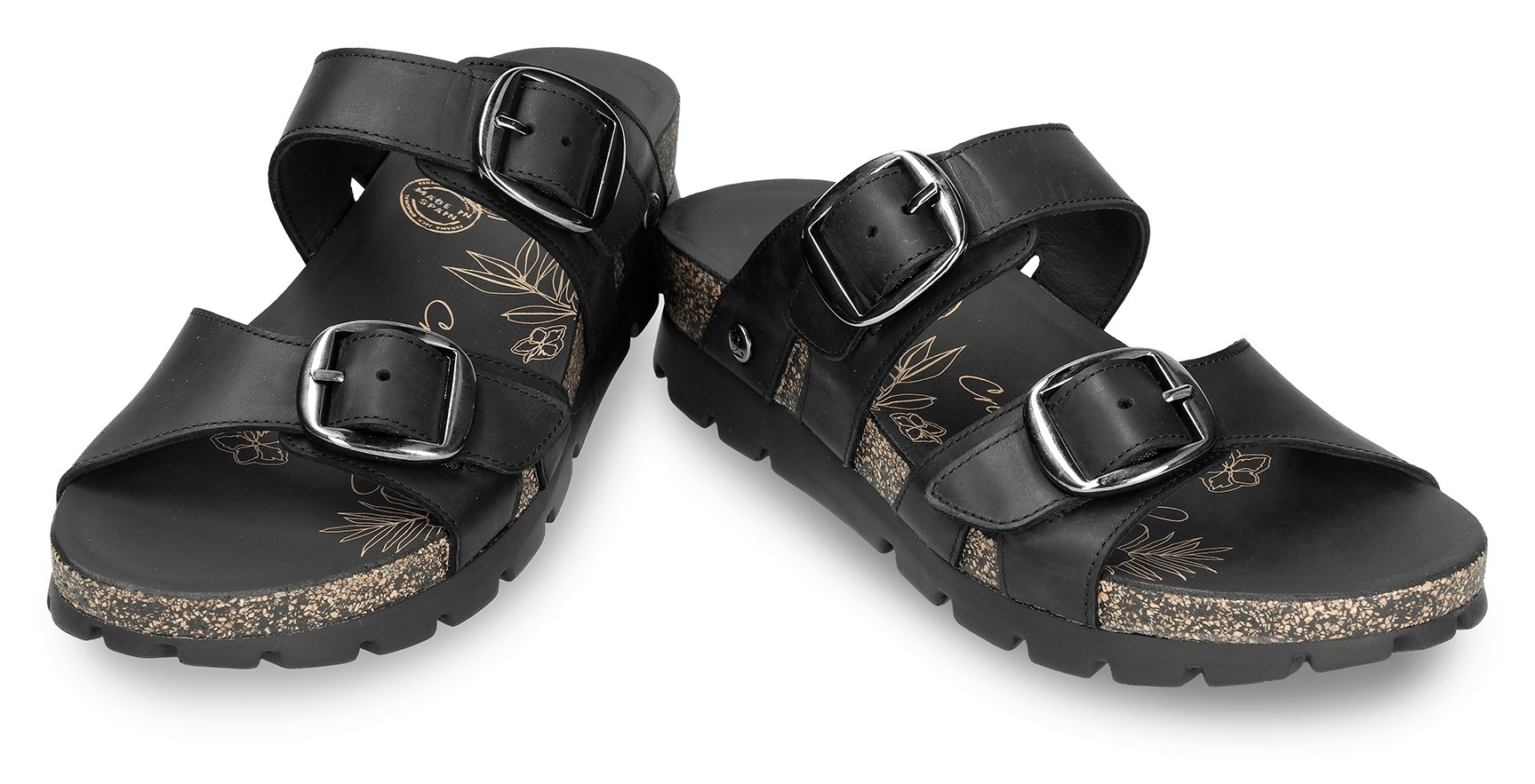 Panama Jack Pantolette »Shirley«, Sommerschuh, Hausschuh, Strandschuh mit Schnallenverschlüssen