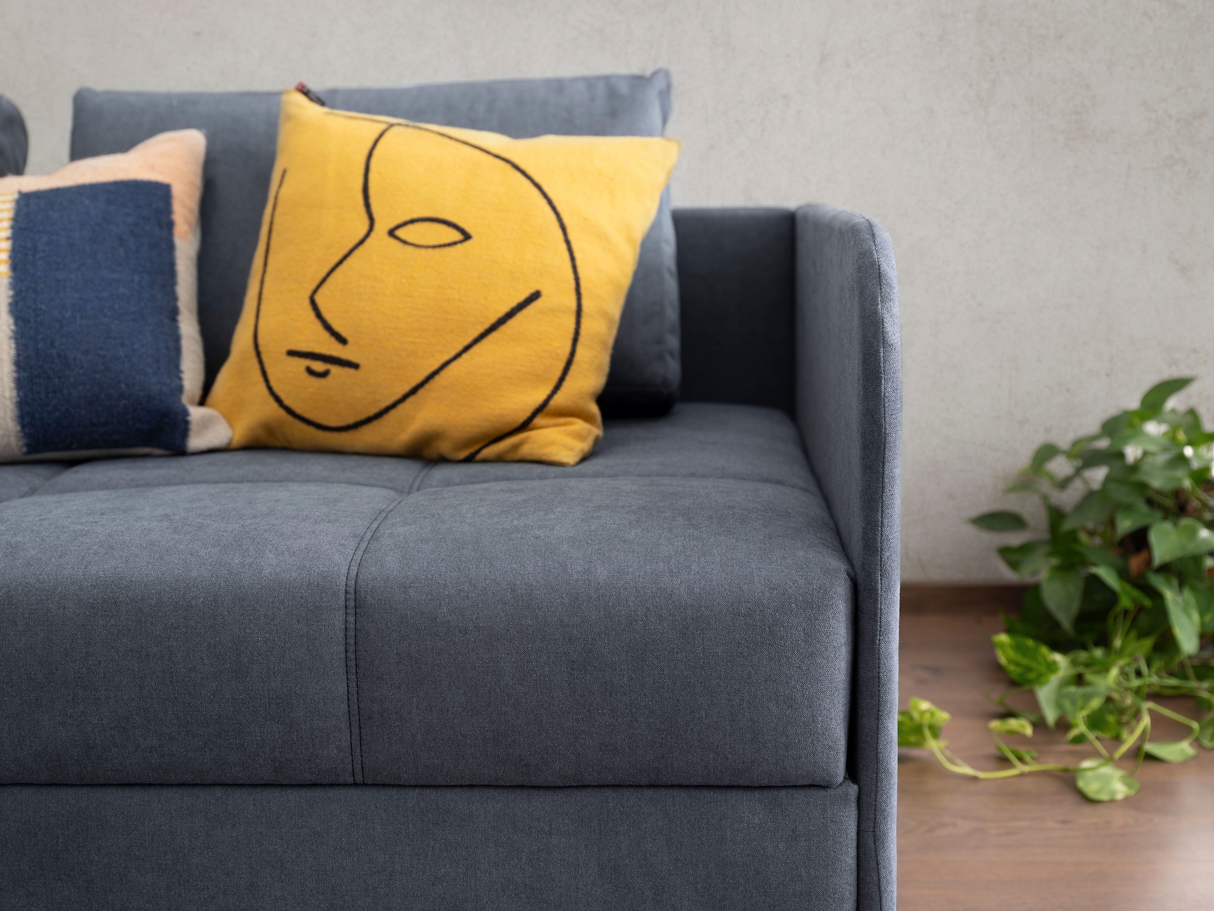 alina Schlafsofa »Marla« inkl. Stauraum und 2 Rückenkissen