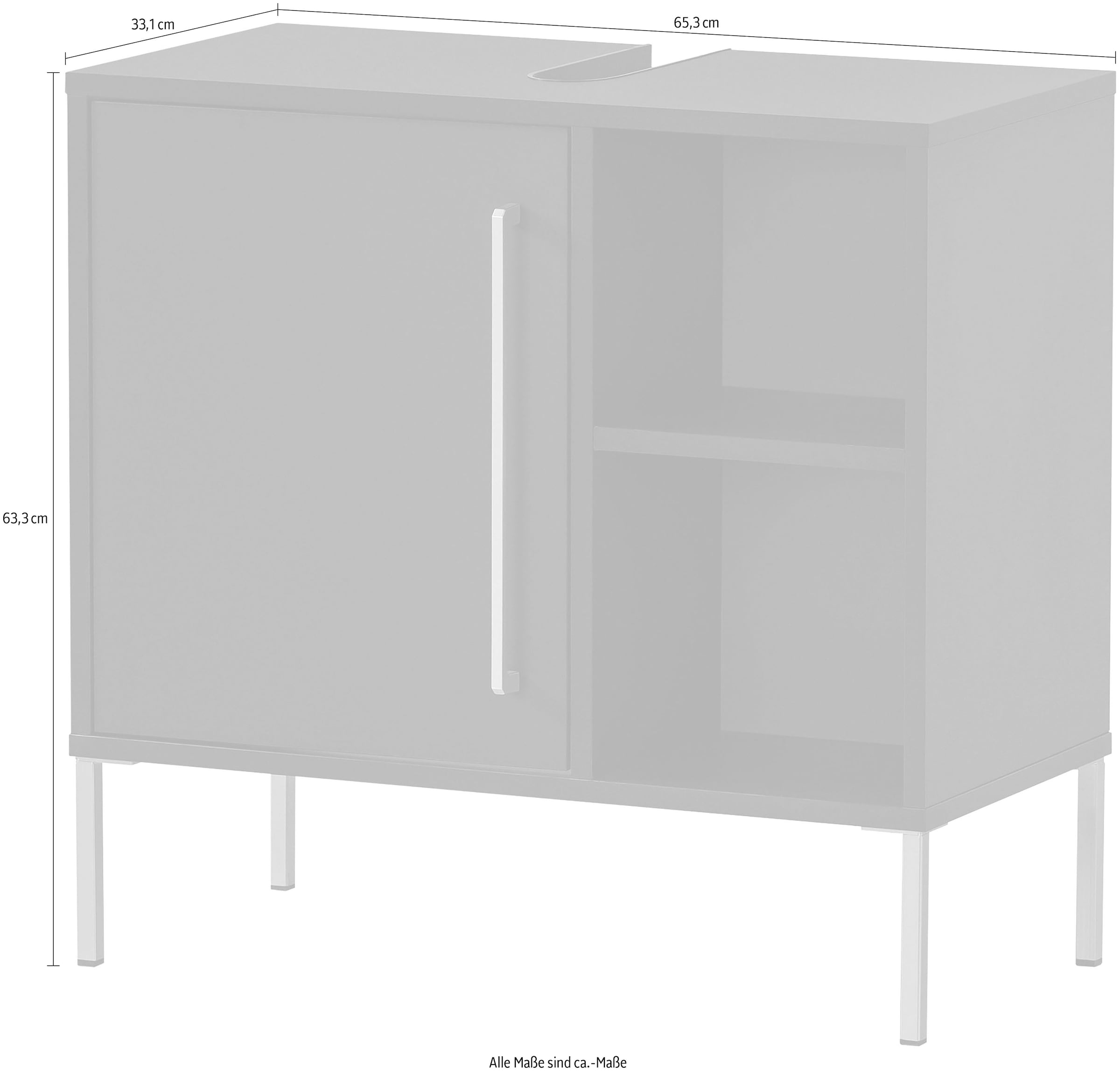 welltime Waschbeckenunterschrank »Kent«, Breite 65,3 cm, made in Germany