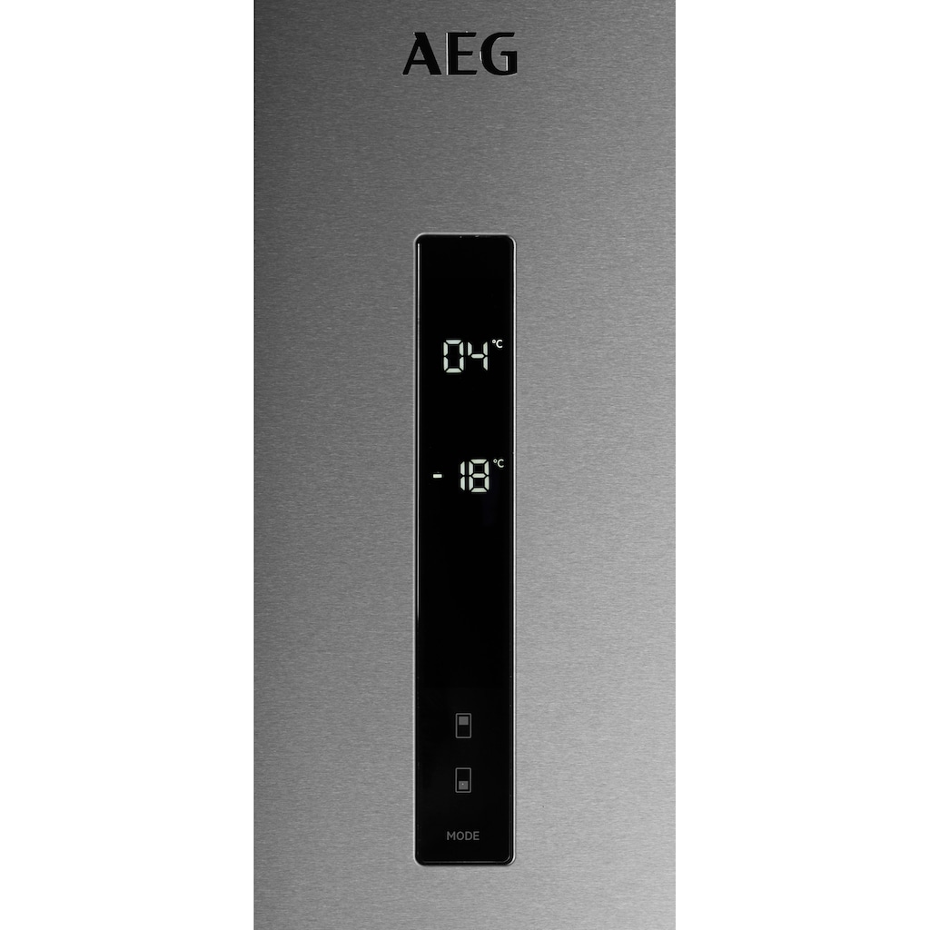 AEG Kühl-/Gefrierkombination »RCB732E5«, RCB732E5MX, 186 cm hoch, 59,5 cm breit