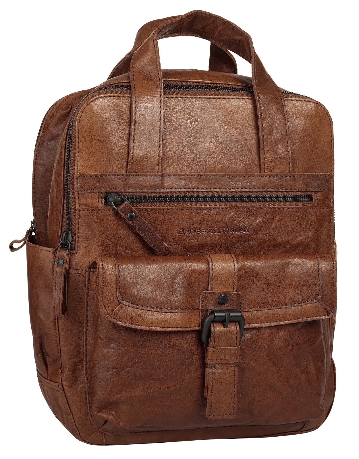 Spikes & Sparrow Cityrucksack echt Leder