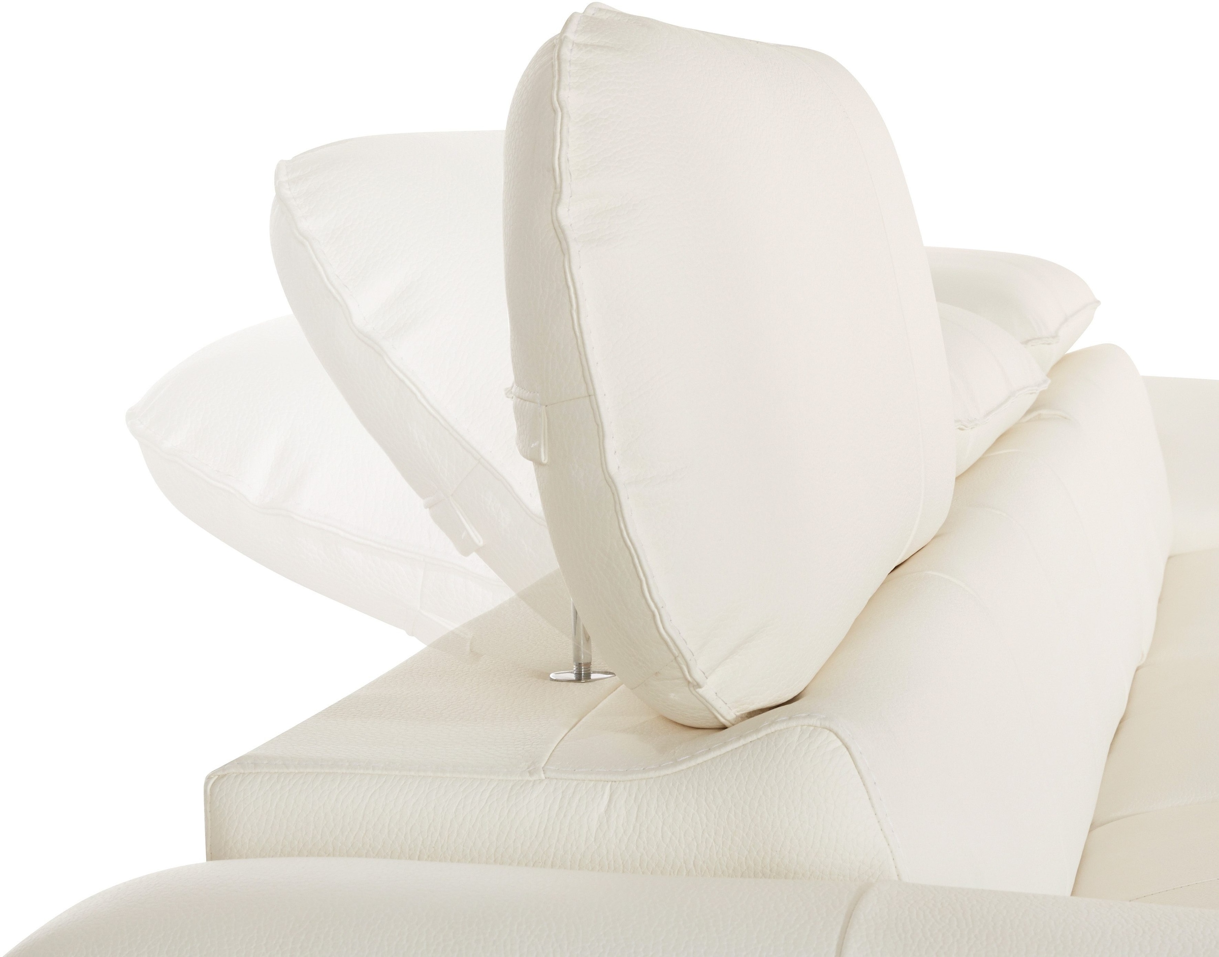 COTTA Polstergarnitur »Driver L-Form«, (Set), Set bestehend aus: Ecksofa mit Kopfteilverstellung & Hocker
